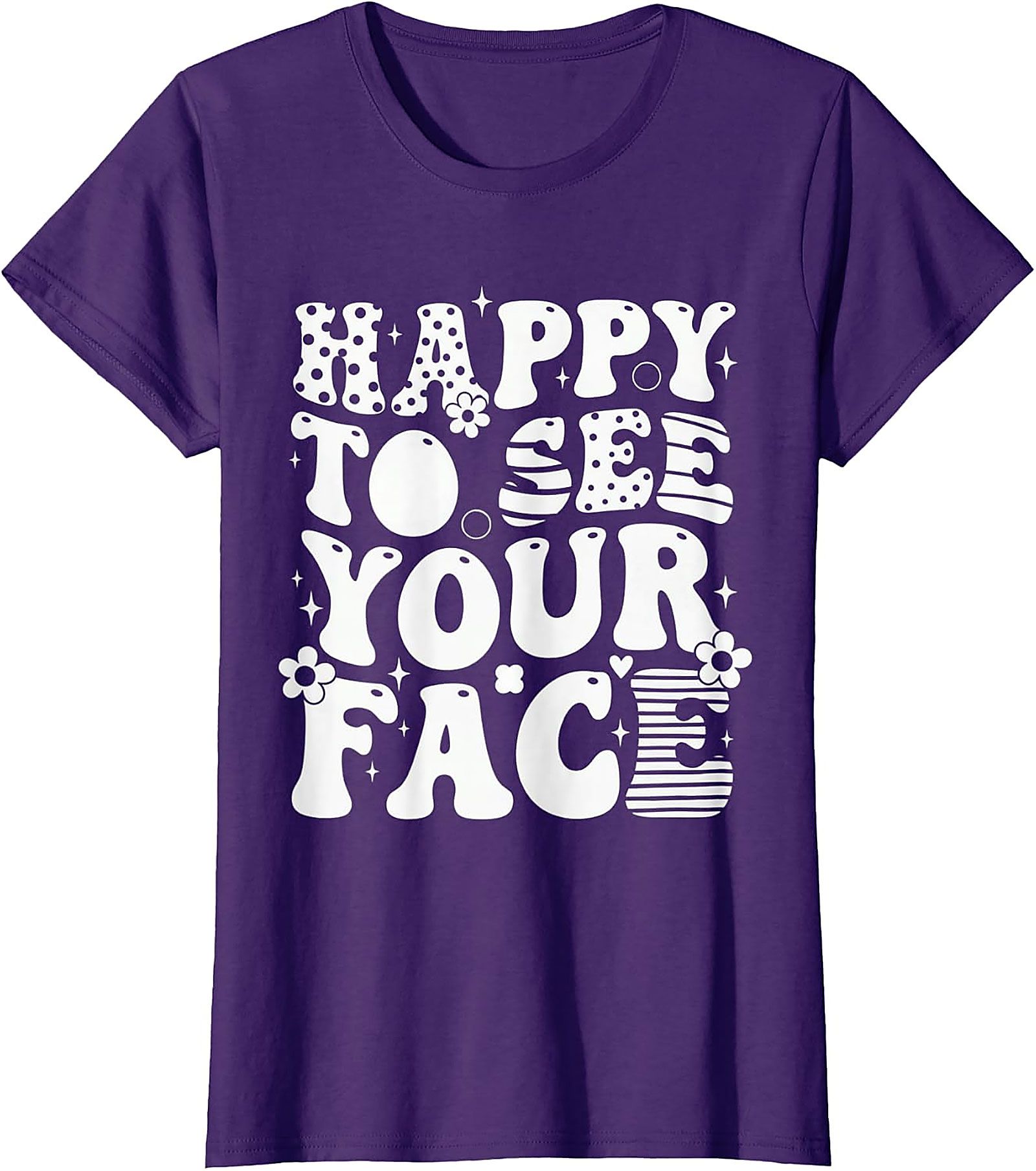 Happy to See Your Face T-Shirt | Retro Teacher Tee
