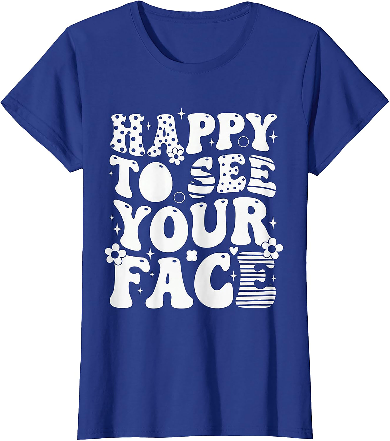 Happy to See Your Face T-Shirt | Retro Teacher Tee