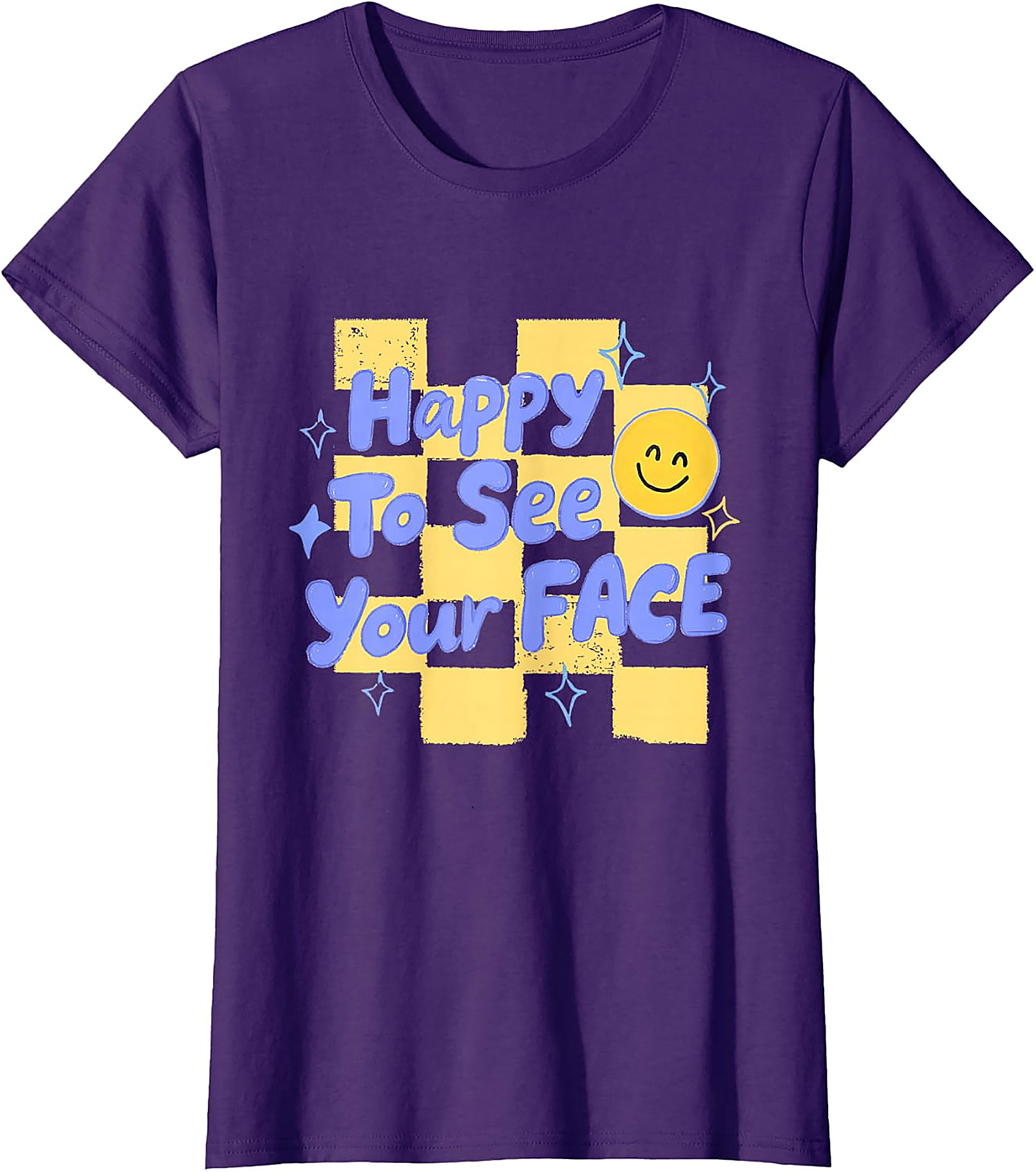 Happy to See Your Face T-Shirt | Retro Teacher Graphic Tee