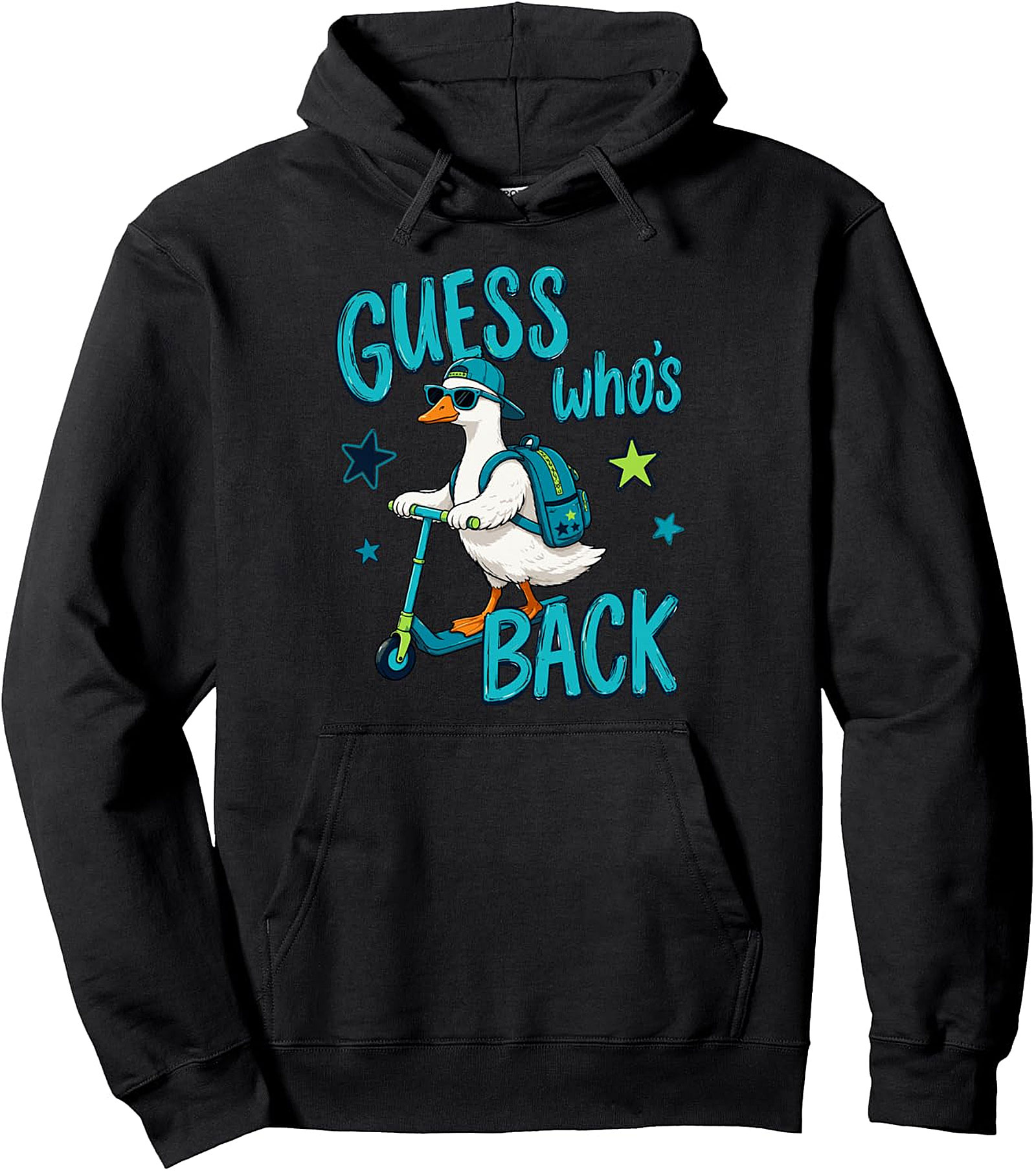 Guess Who's Back Goose Back to School Pullover Hoodie