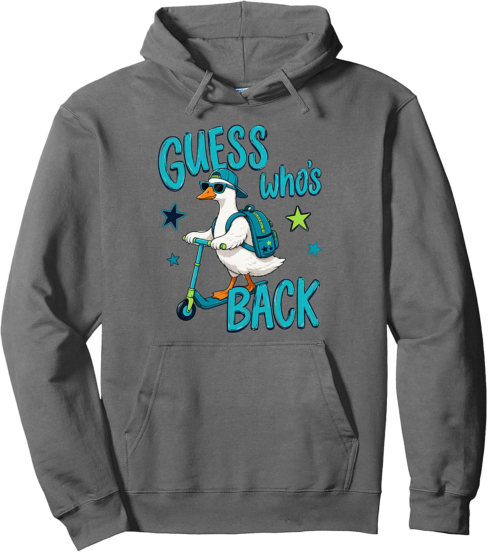 Guess Who's Back Goose Back to School Pullover Hoodie