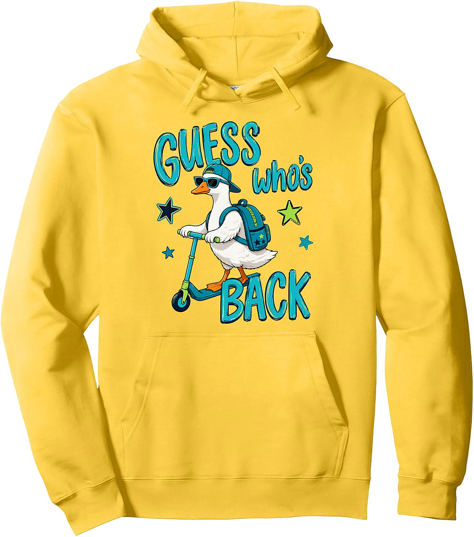 Guess Who's Back Goose Back to School Pullover Hoodie