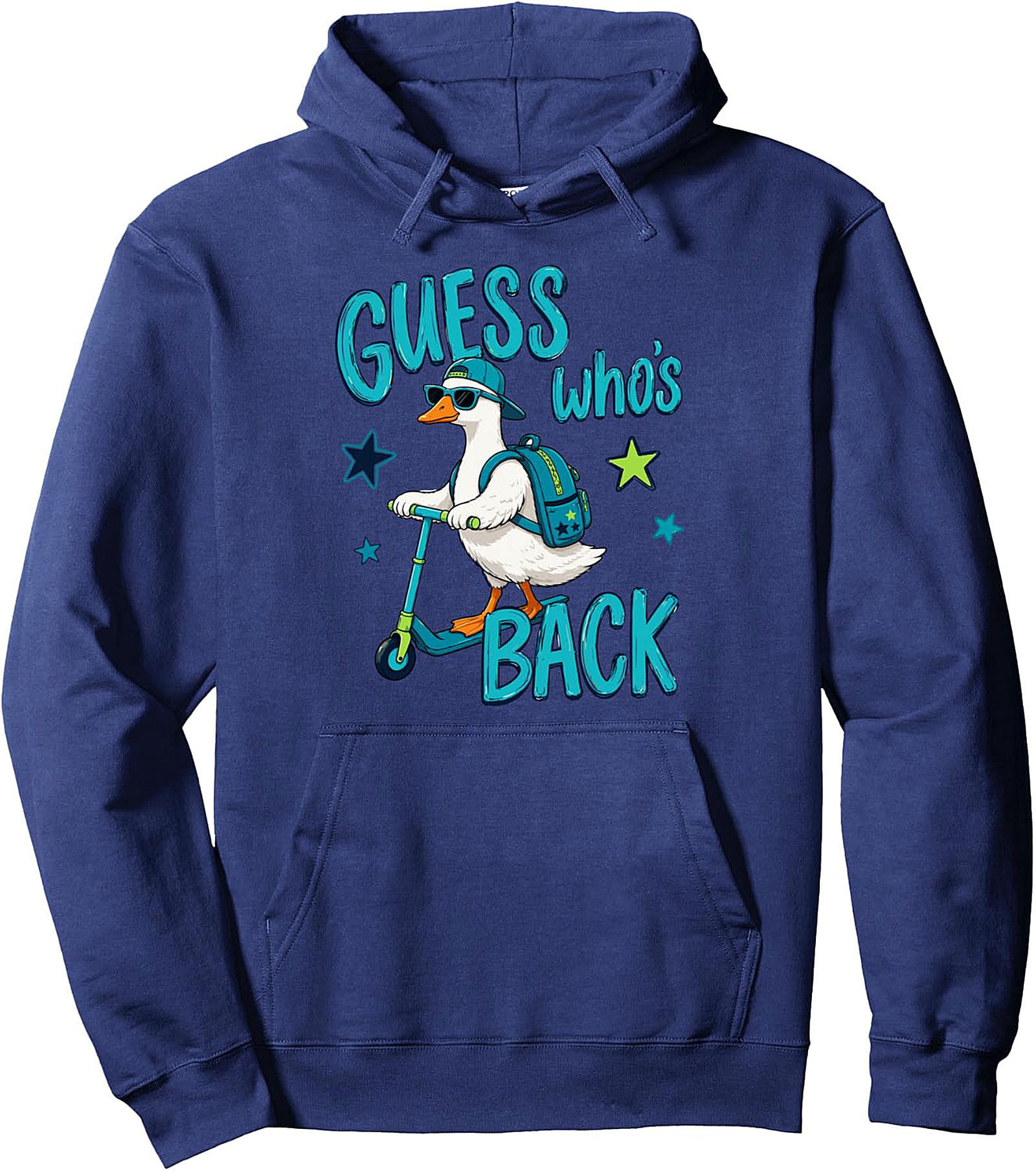 Guess Who's Back Goose Back to School Pullover Hoodie