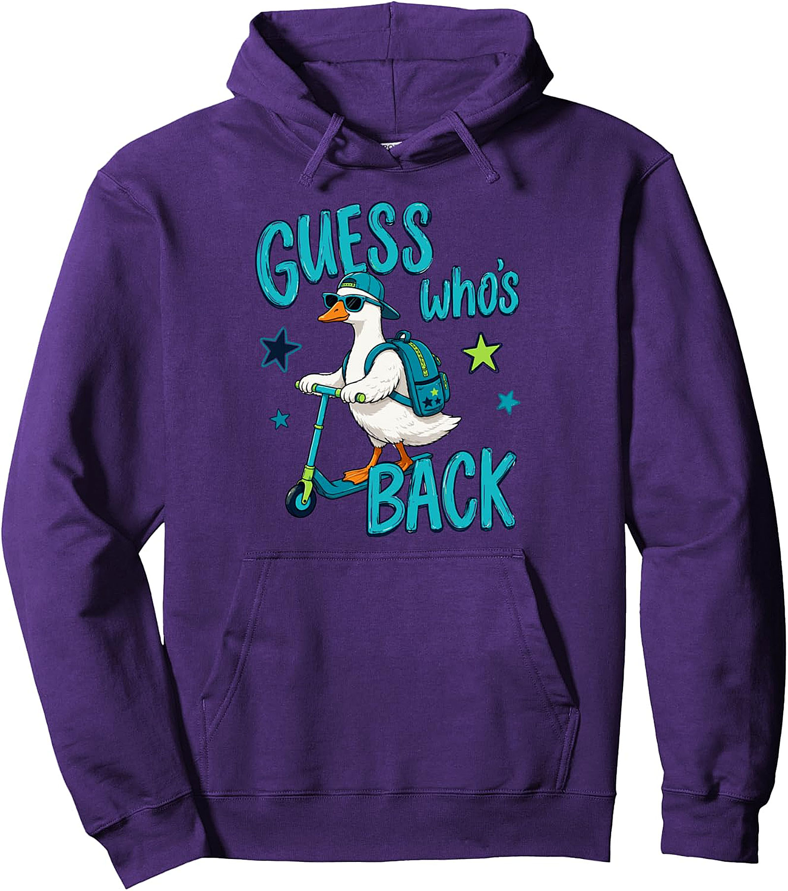 Guess Who's Back Goose Back to School Pullover Hoodie