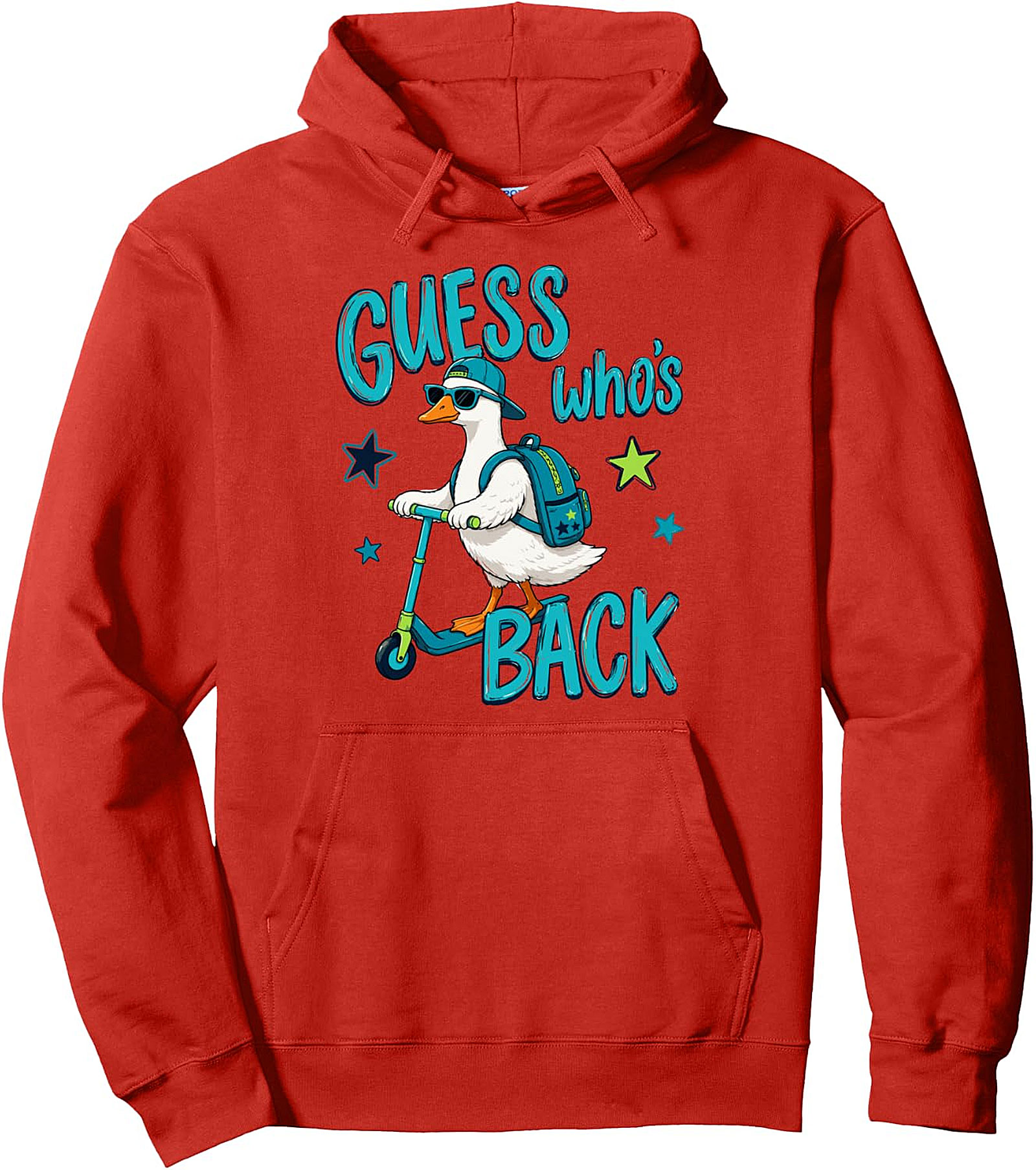 Guess Who's Back Goose Back to School Pullover Hoodie