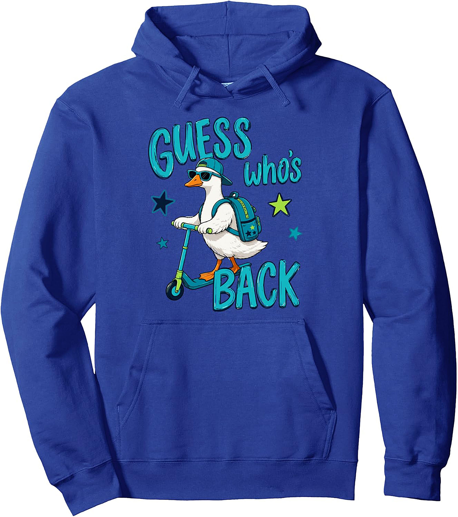 Guess Who's Back Goose Back to School Pullover Hoodie