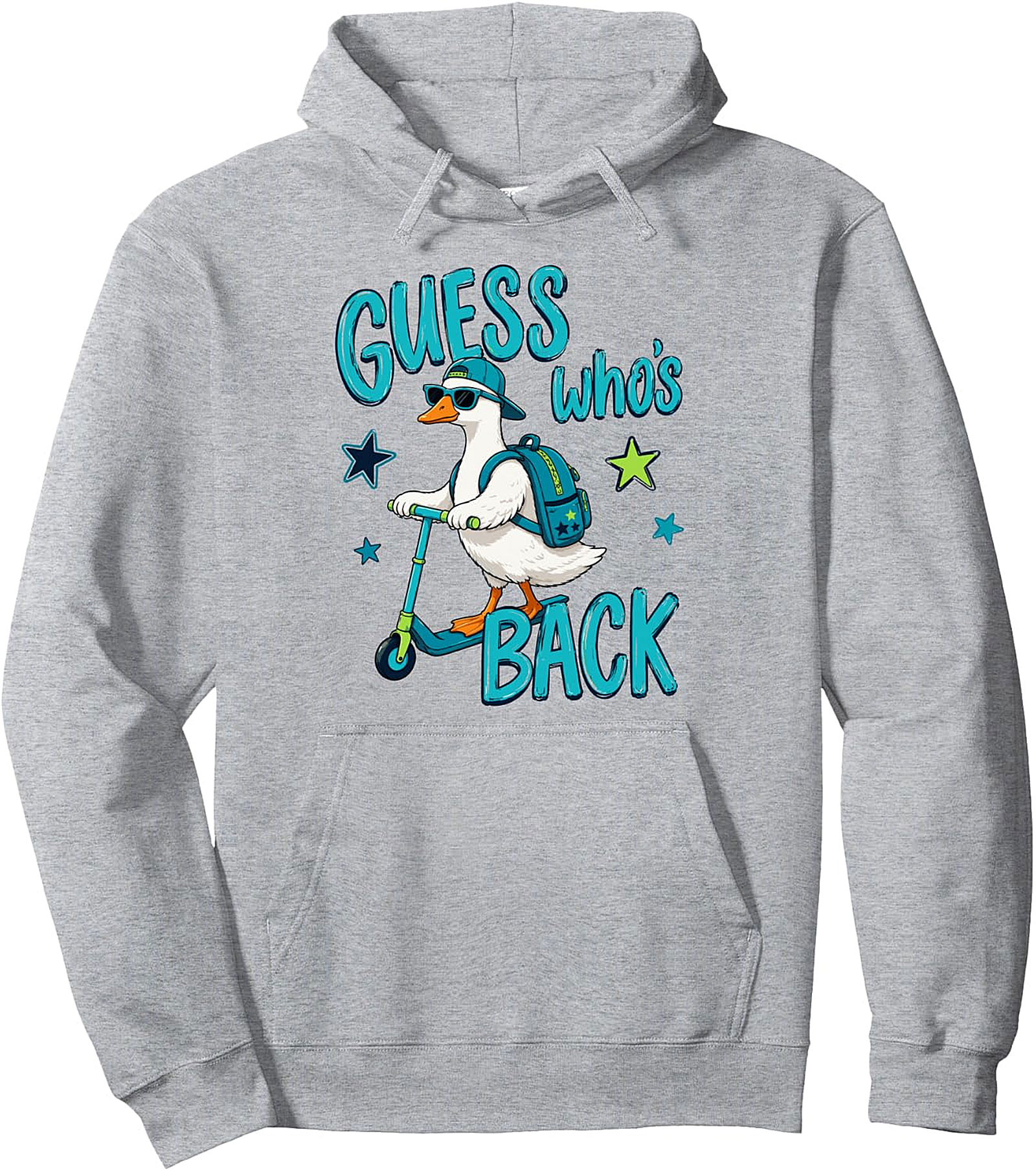 Guess Who's Back Goose Back to School Pullover Hoodie