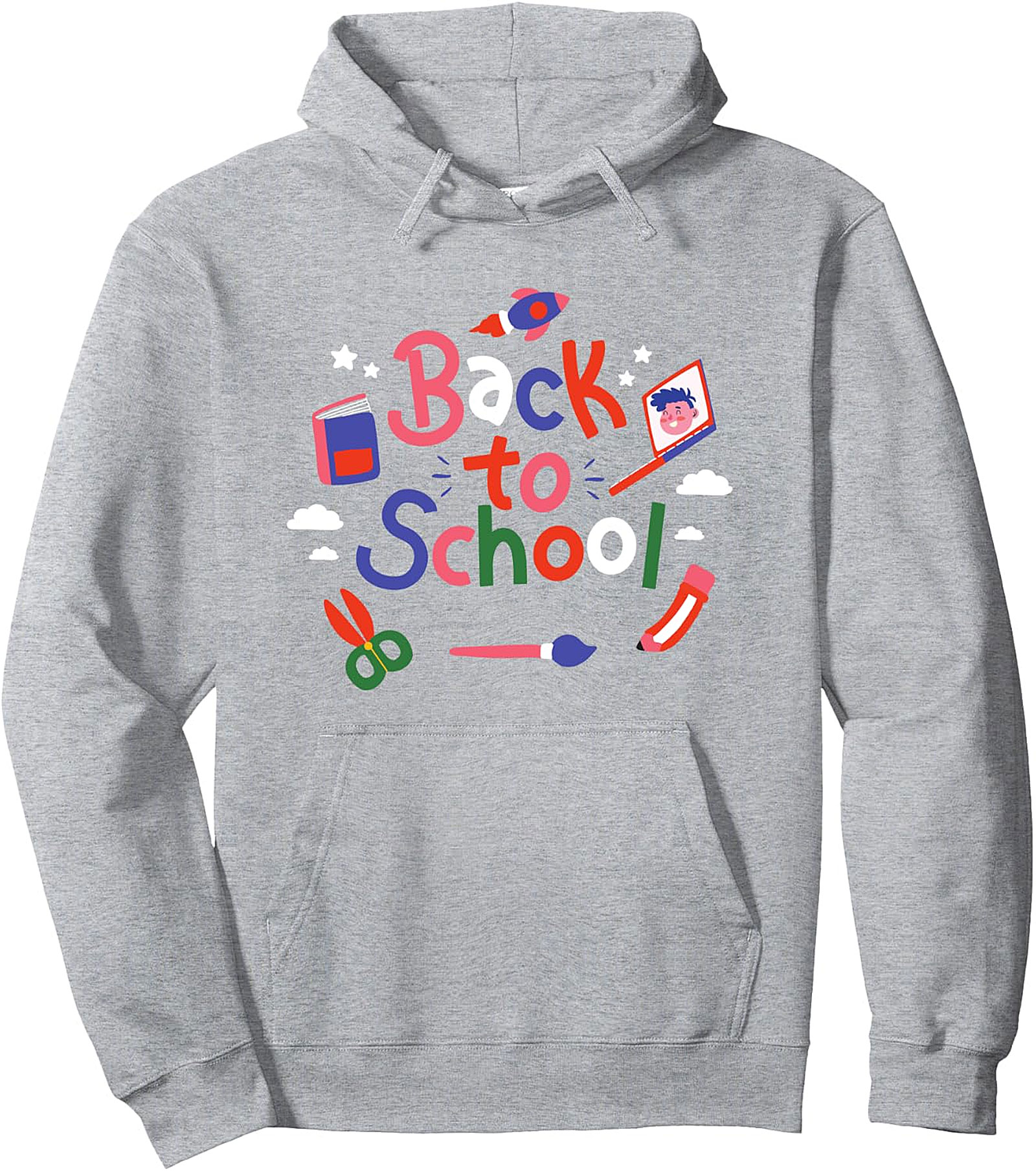 Back To School Graphic Hoodie | Cozy Unisex Pullover