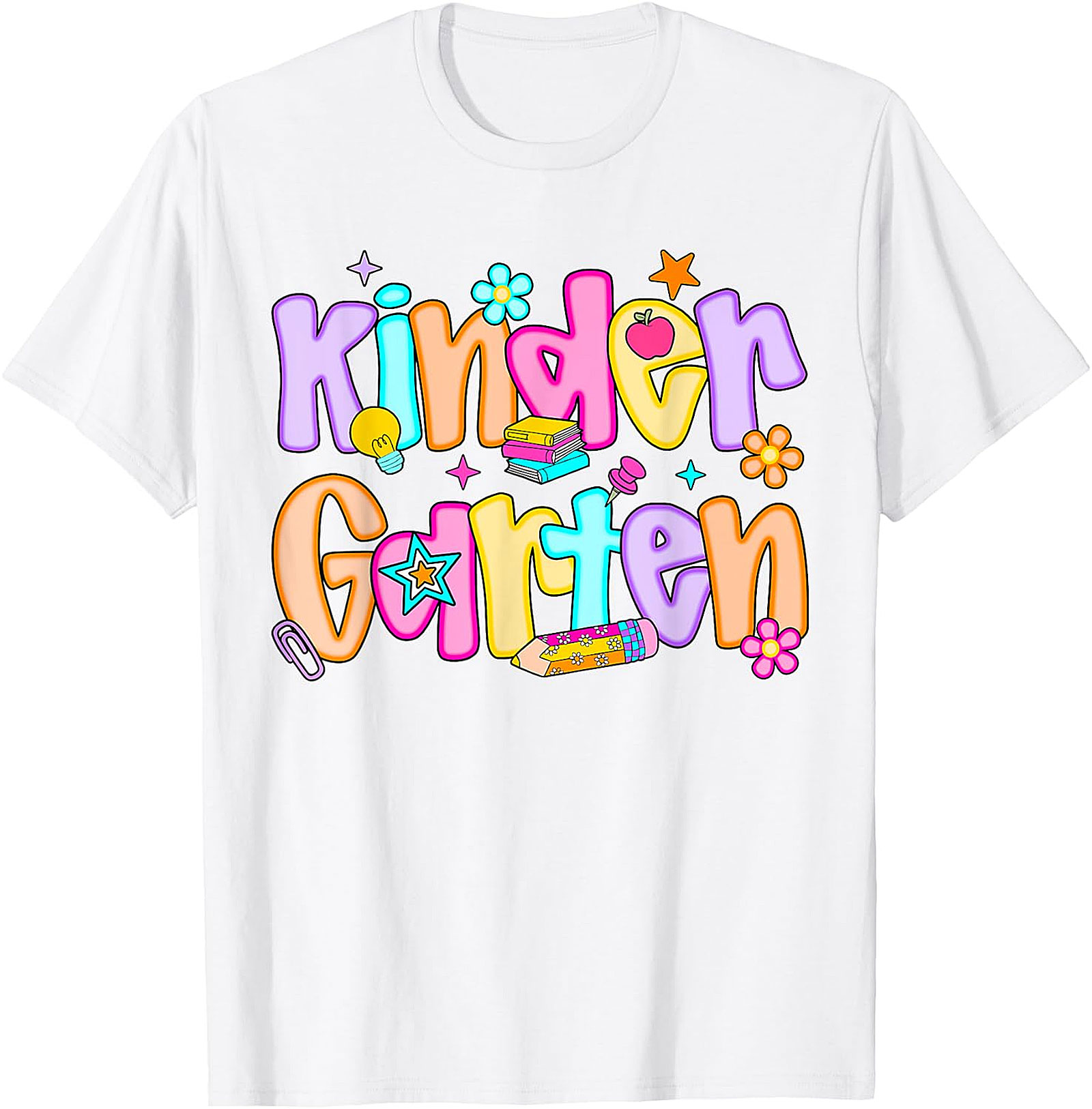 Kindergarten First Day of School T-Shirt for Kids & Teachers
