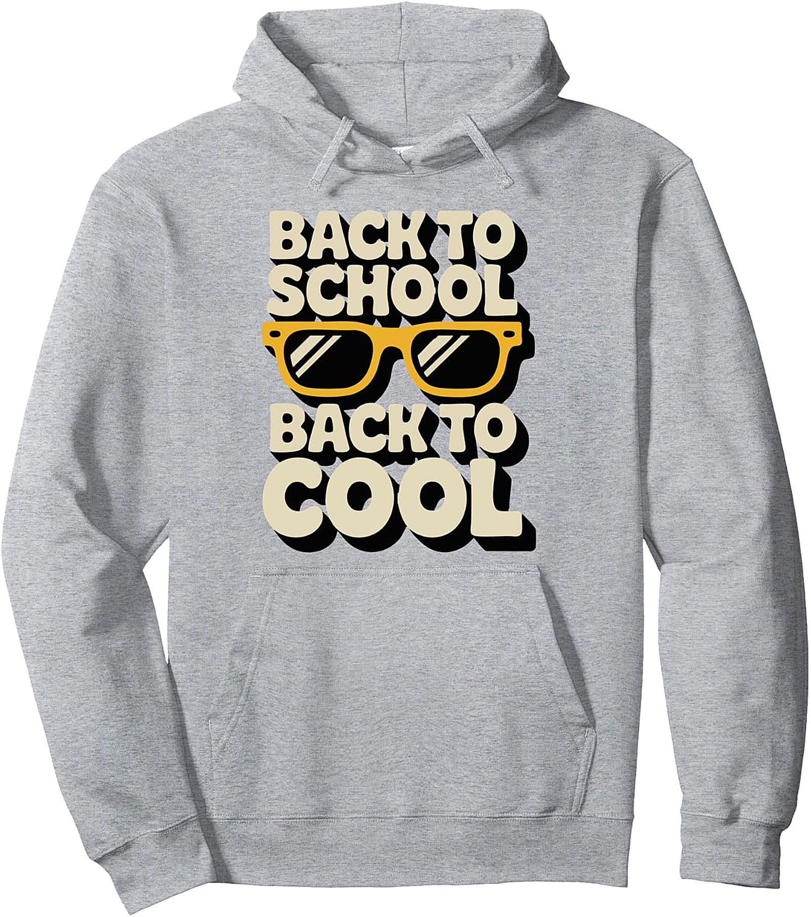 Back to School Back to Cool Pullover Hoodie | Retro Style
