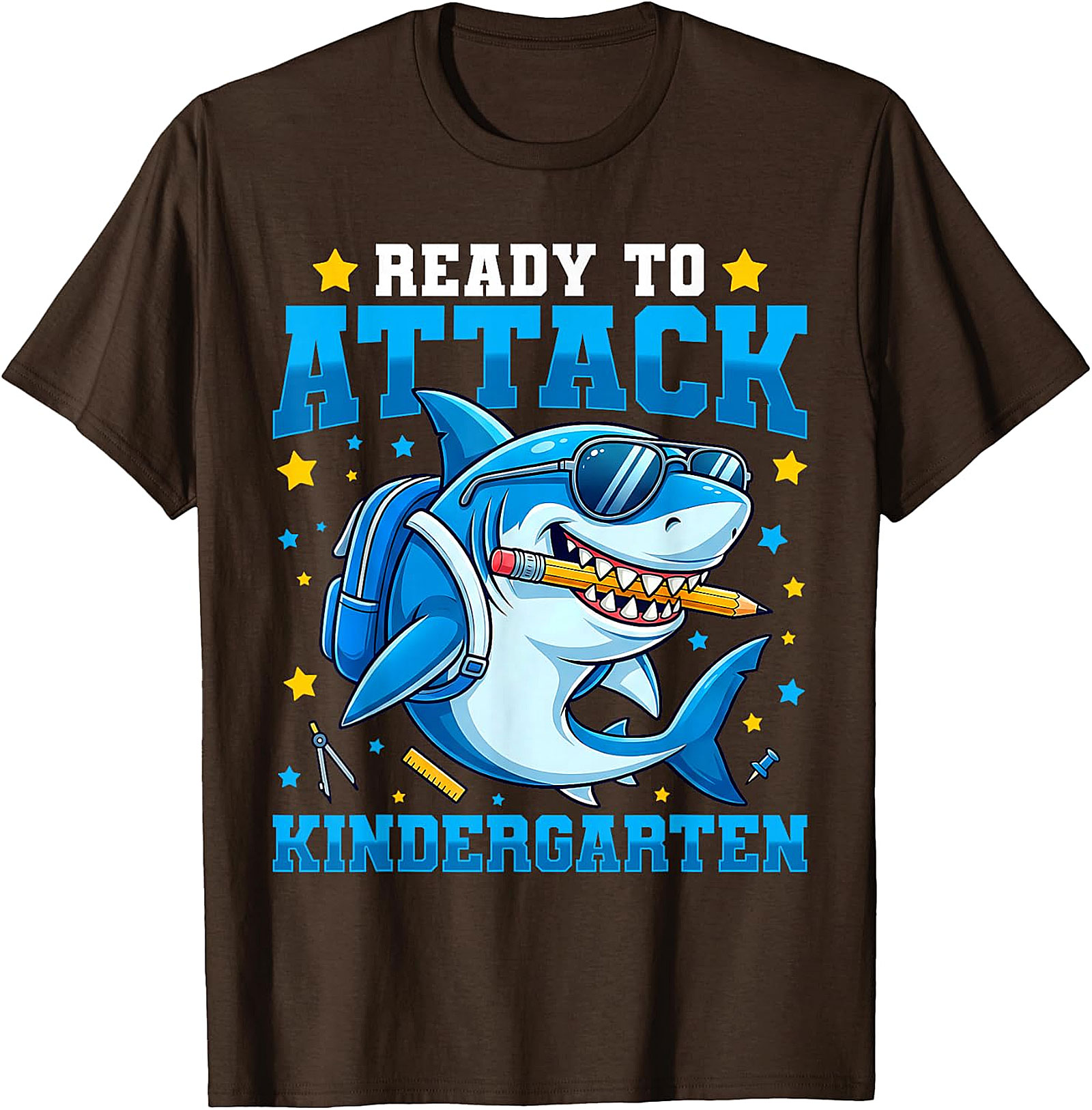 Kindergarten Shark T-Shirt | First Day of School Tee for Boys