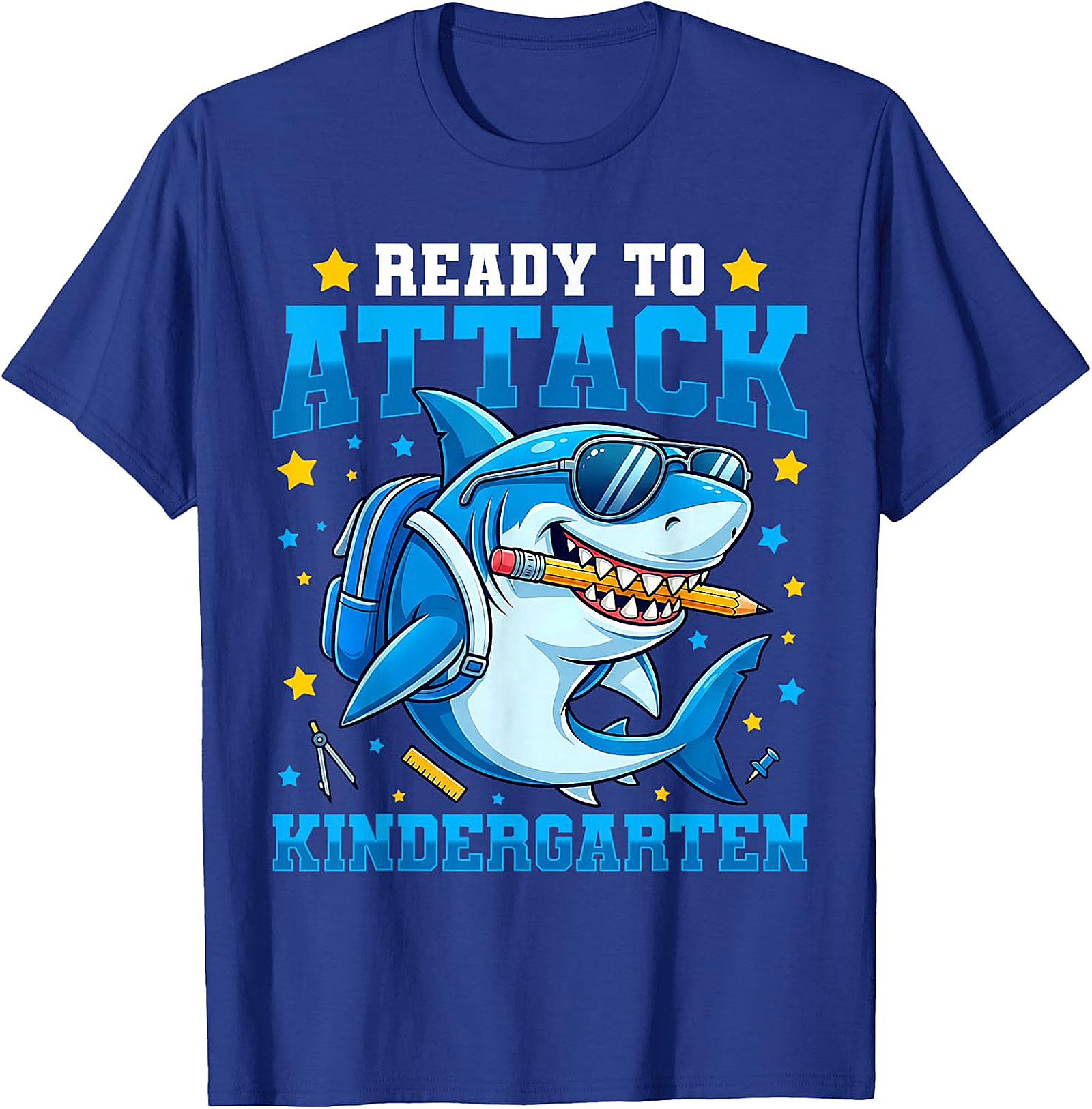 Kindergarten Shark T-Shirt | First Day of School Tee for Boys
