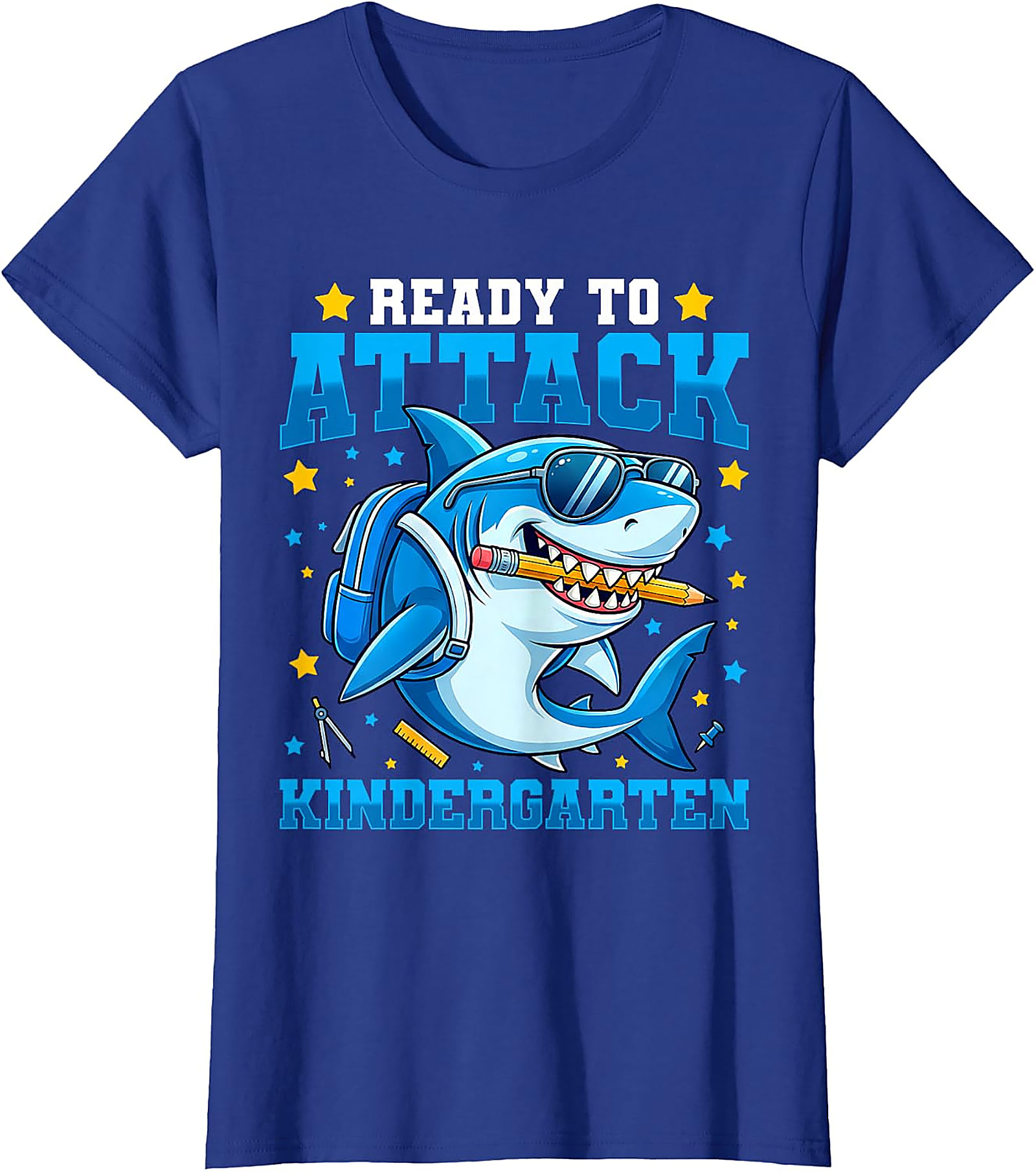 Kindergarten Shark T-Shirt | First Day of School Tee for Boys