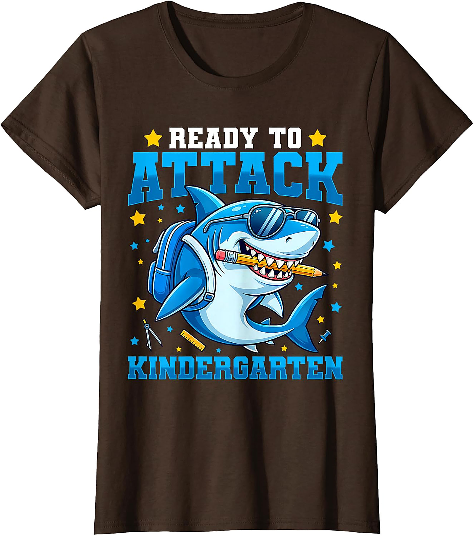 Kindergarten Shark T-Shirt | First Day of School Tee for Boys
