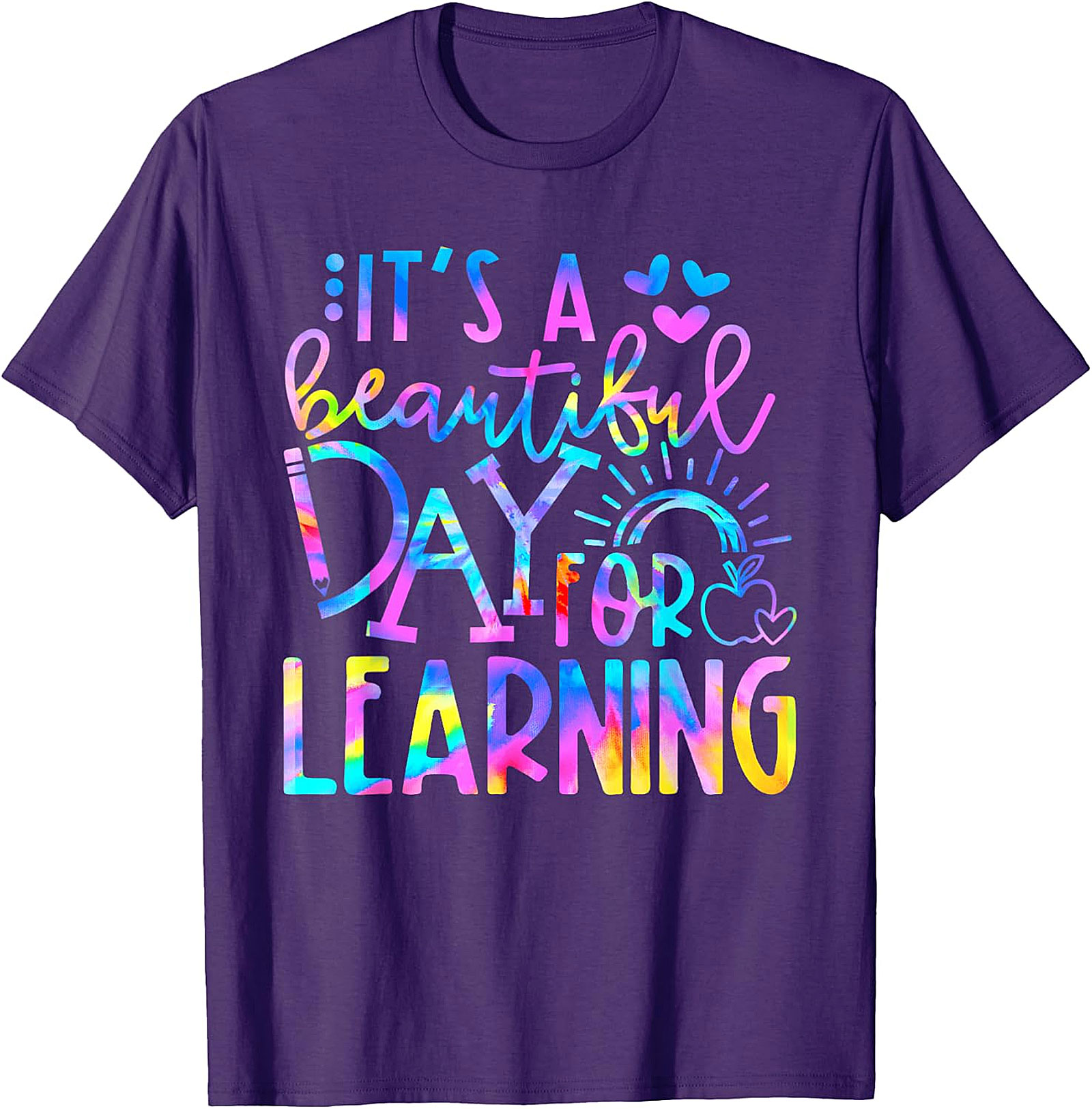 Beautiful Day for Learning T-Shirt | Teacher Graphic Tee