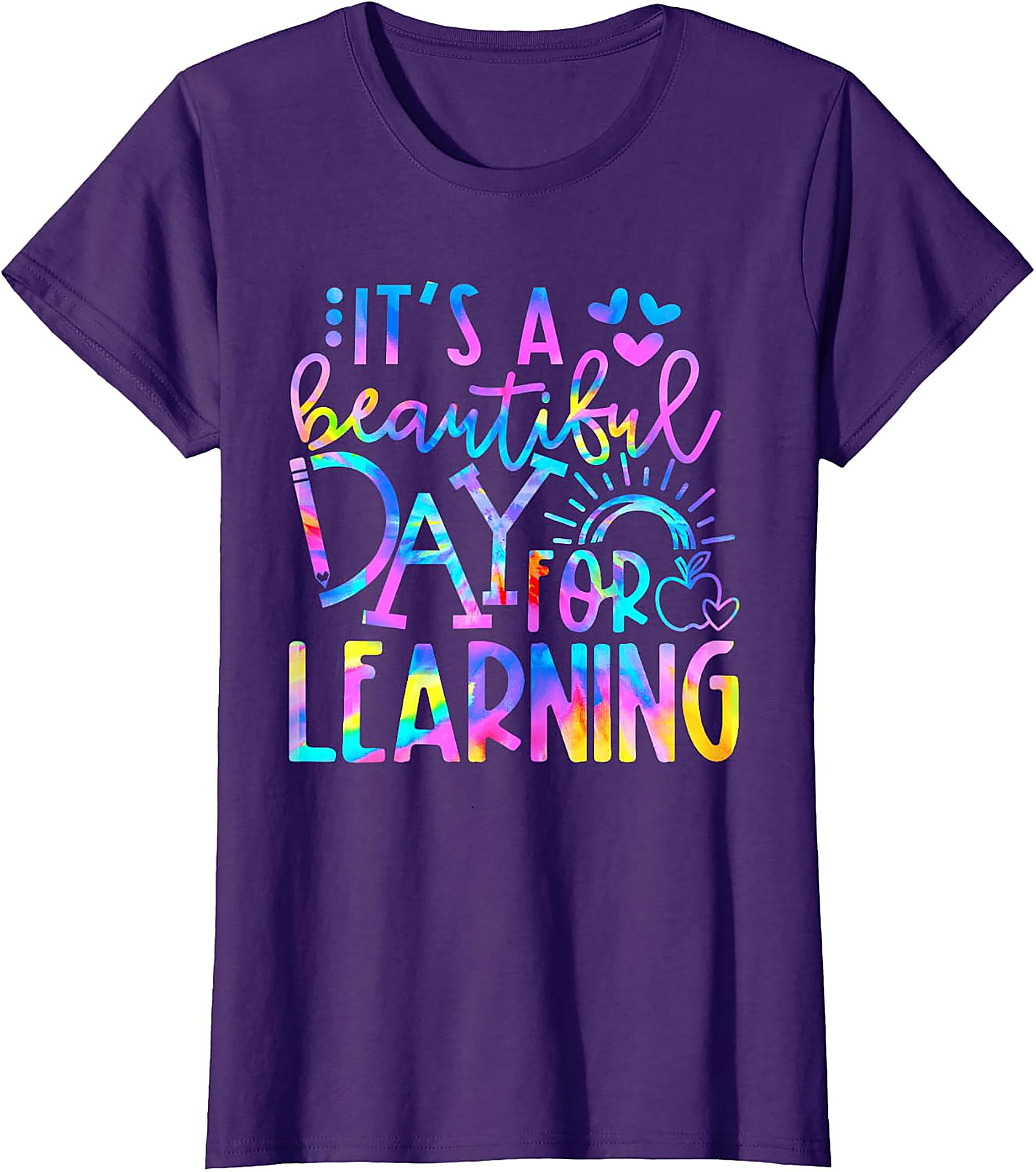 Beautiful Day for Learning T-Shirt | Teacher Graphic Tee