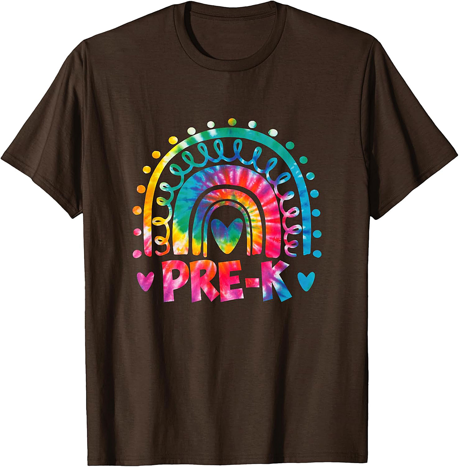 Pre-K Teacher Tie Dye Rainbow T-Shirt | Back to School Tee