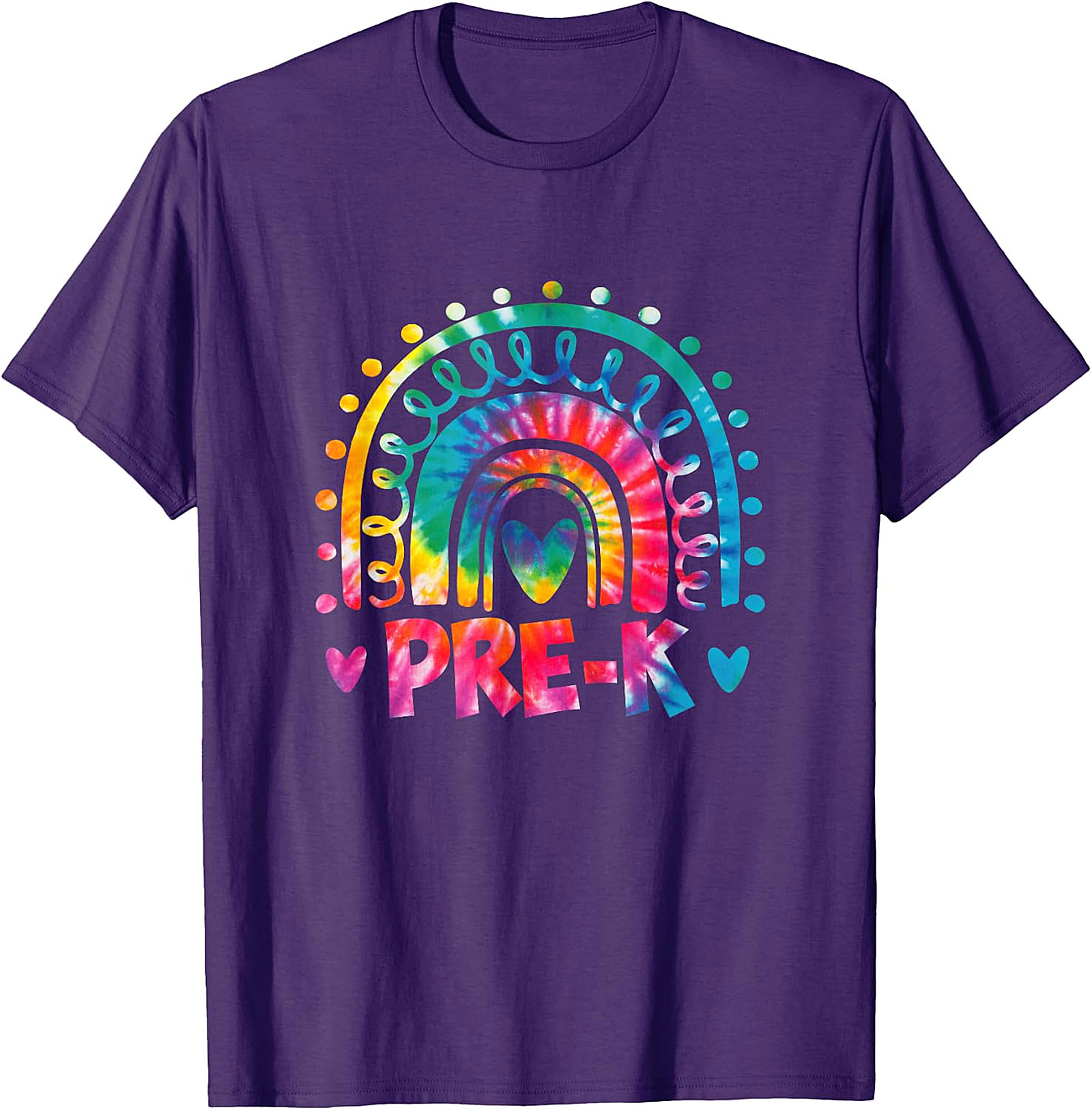 Pre-K Teacher Tie Dye Rainbow T-Shirt | Back to School Tee