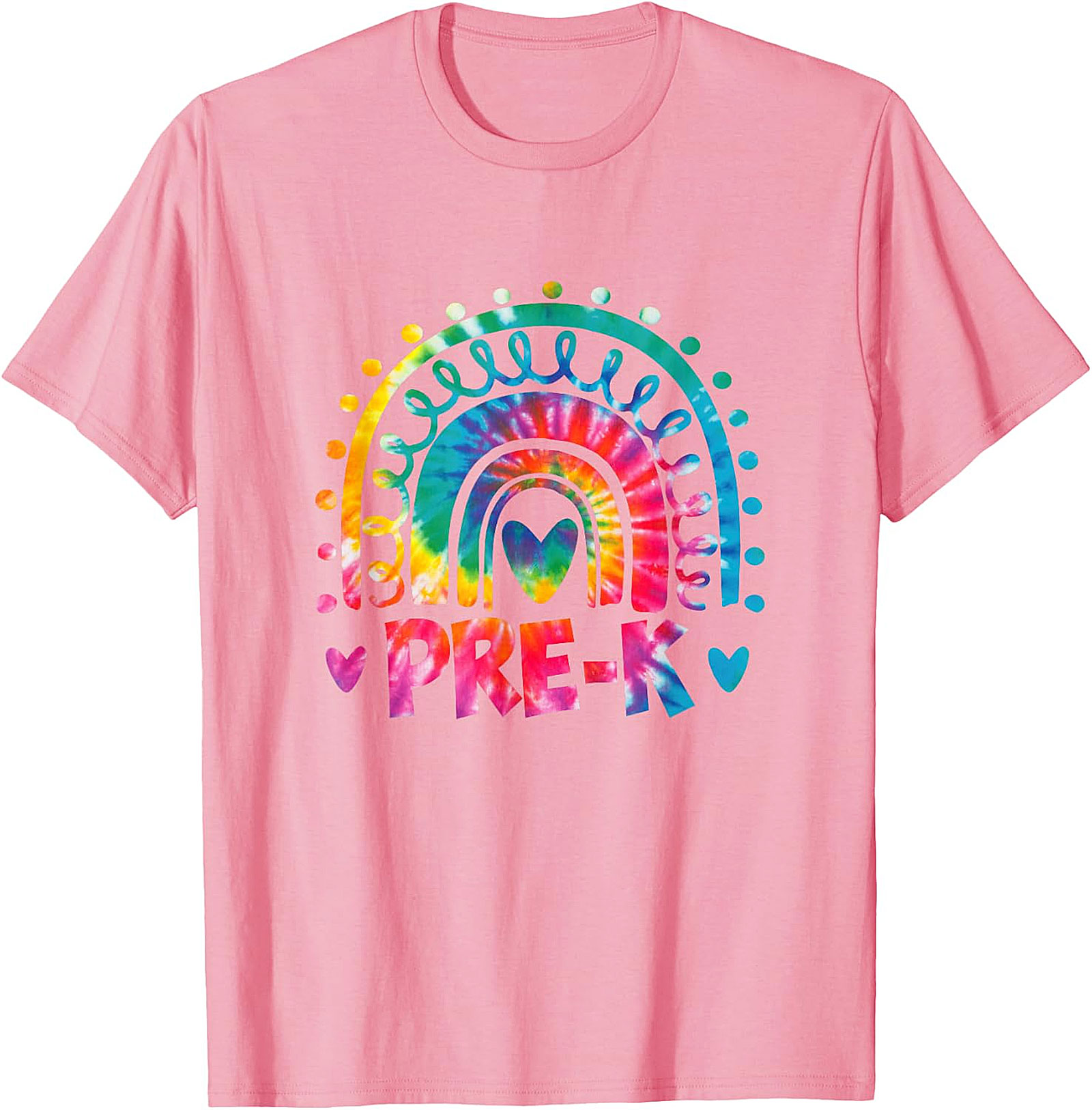 Pre-K Teacher Tie Dye Rainbow T-Shirt | Back to School Tee