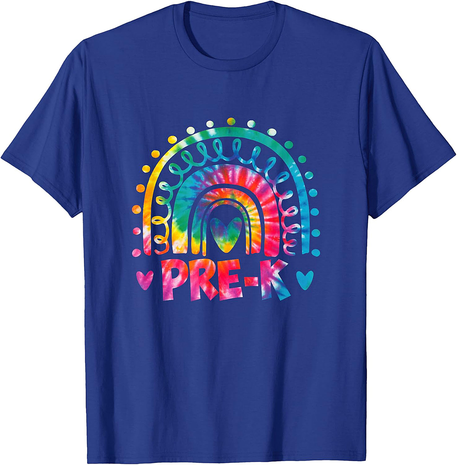 Pre-K Teacher Tie Dye Rainbow T-Shirt | Back to School Tee