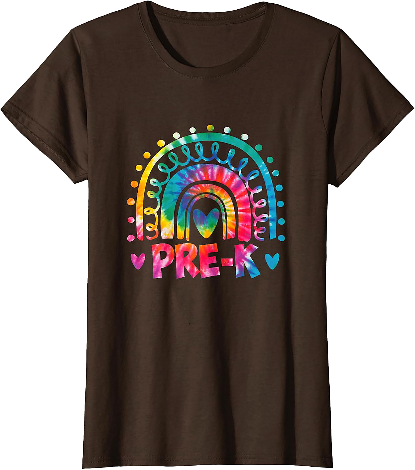 Pre-K Teacher Tie Dye Rainbow T-Shirt | Back to School Tee