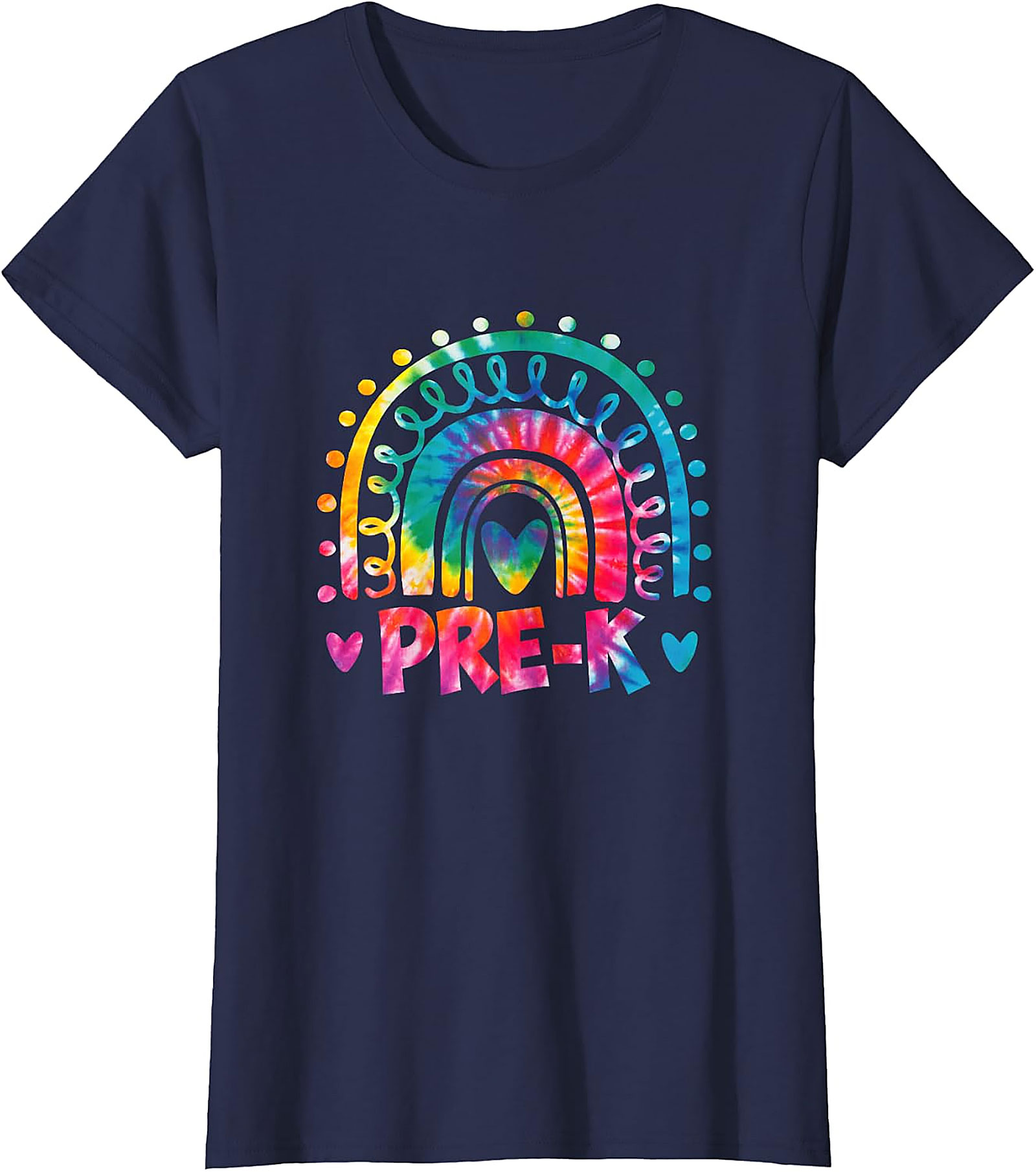 Pre-K Teacher Tie Dye Rainbow T-Shirt | Back to School Tee