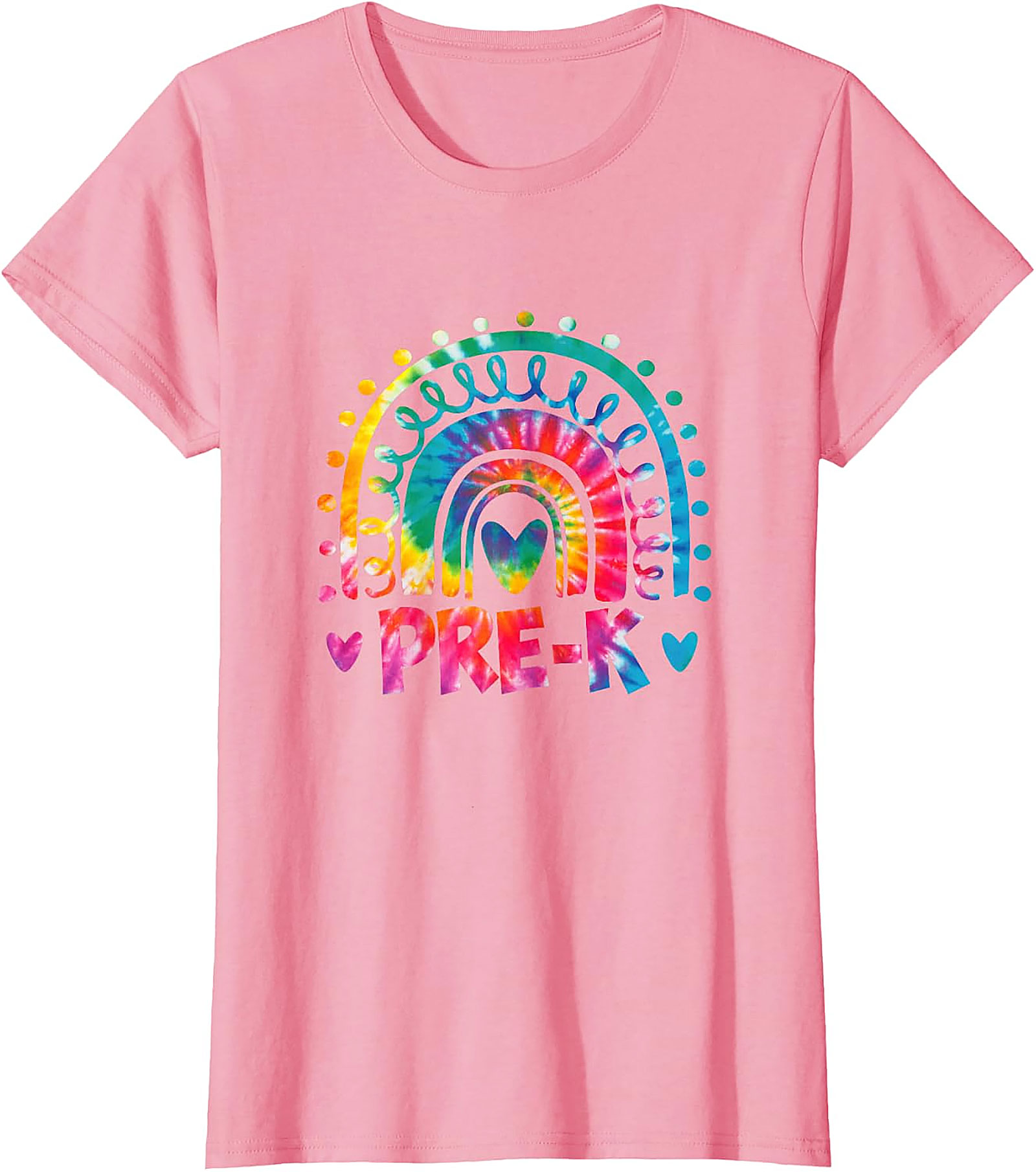 Pre-K Teacher Tie Dye Rainbow T-Shirt | Back to School Tee