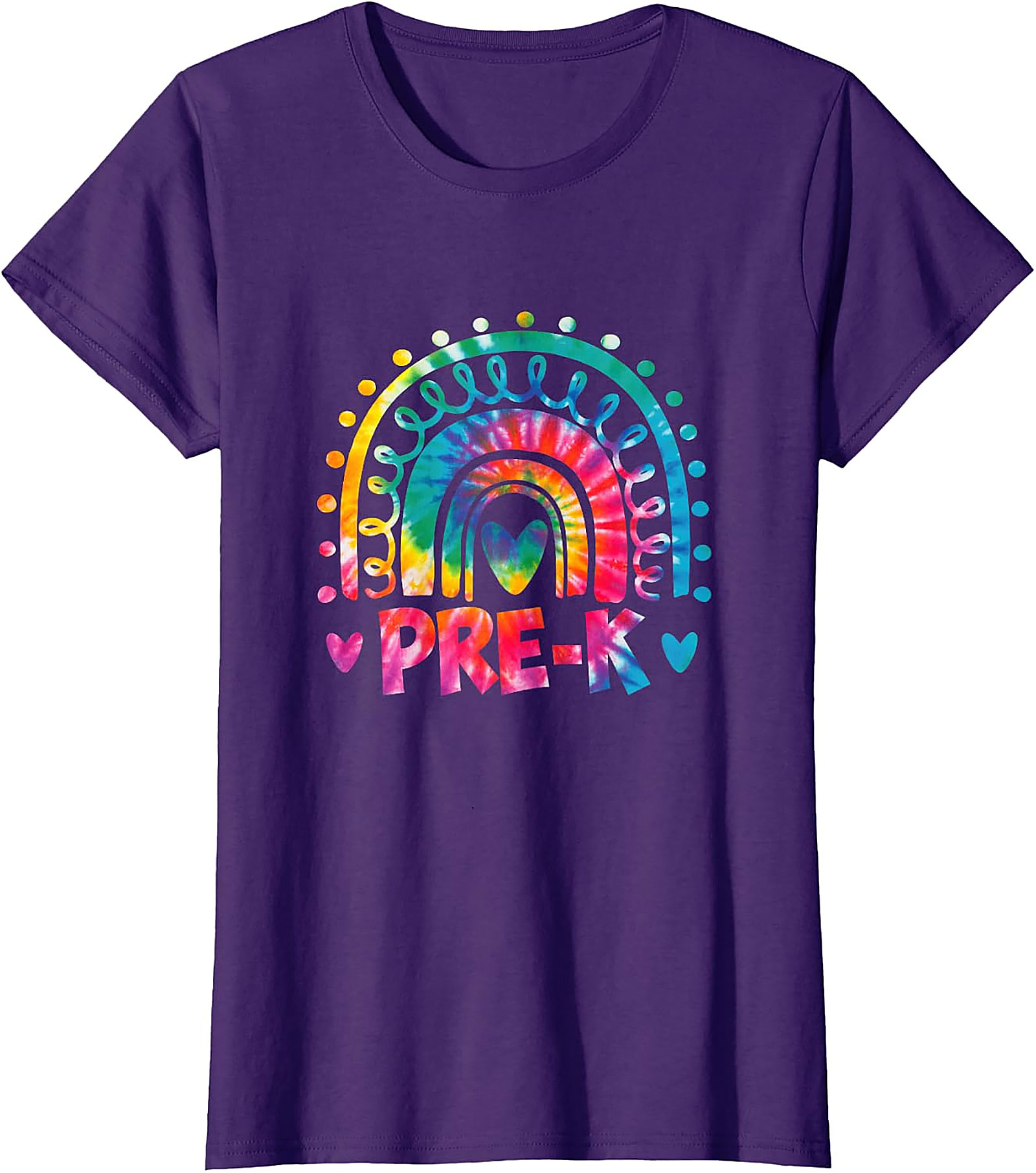 Pre-K Teacher Tie Dye Rainbow T-Shirt | Back to School Tee