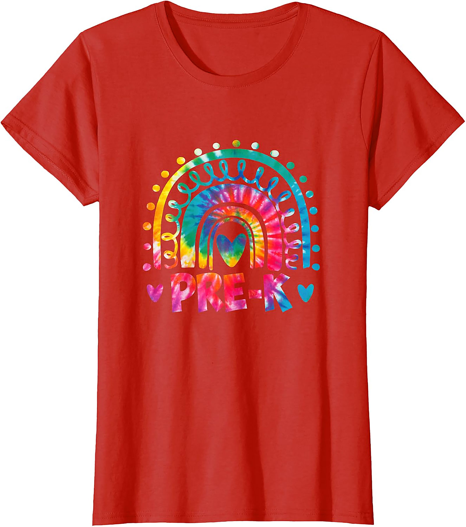 Pre-K Teacher Tie Dye Rainbow T-Shirt | Back to School Tee