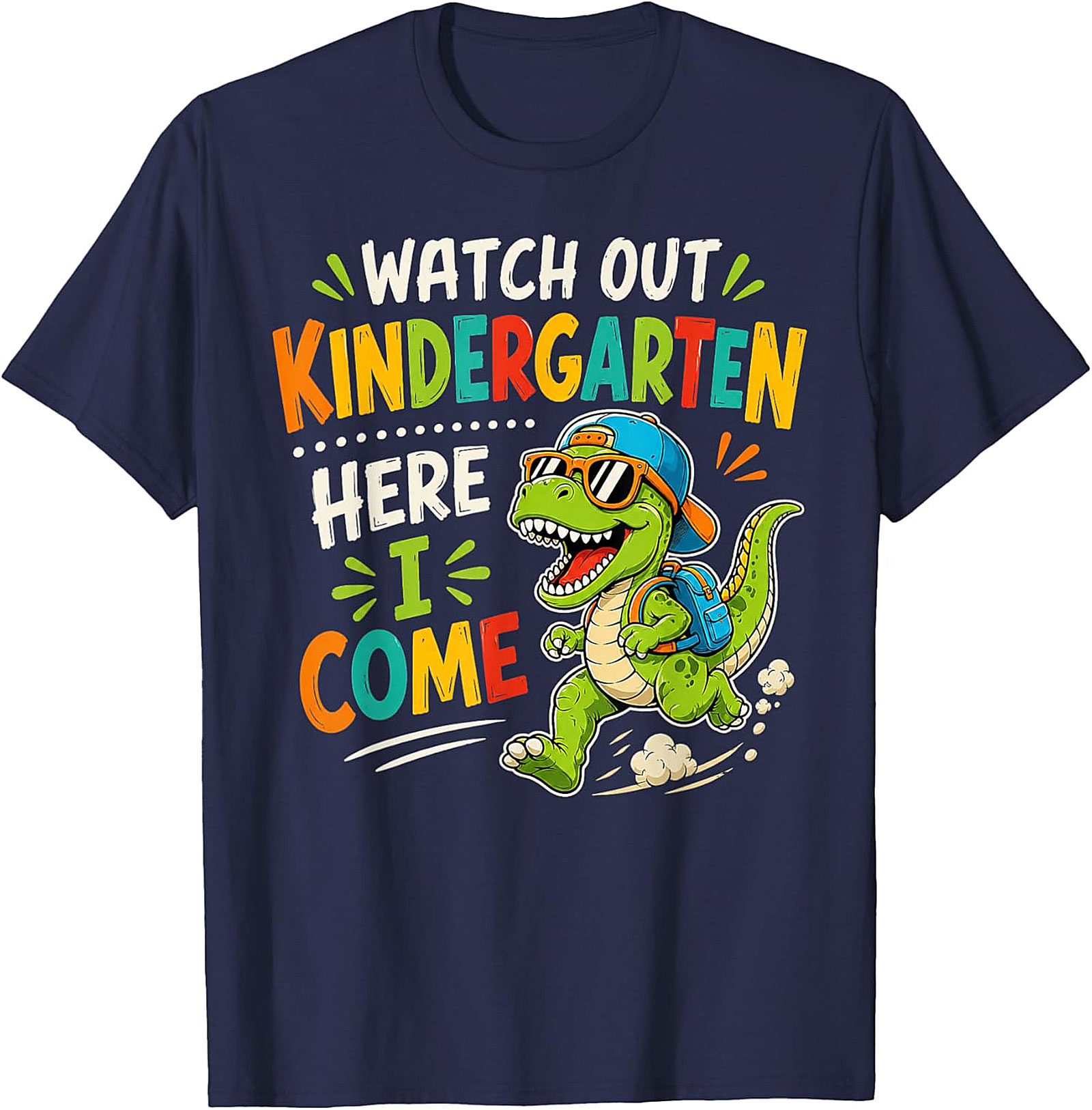 Kindergarten Dinosaur T-Shirt | First Day of School Tee