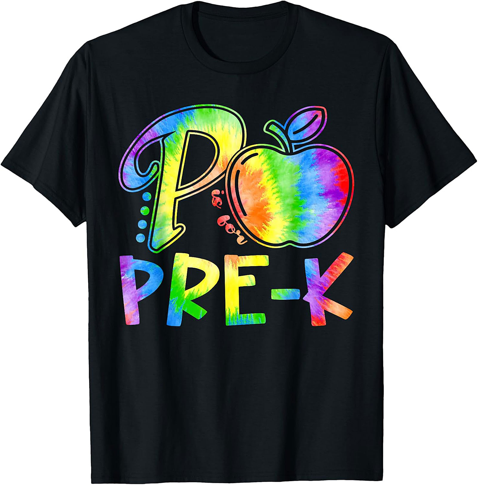 P is for Pre-K T-Shirt | Tie Dye Teacher Student Tee