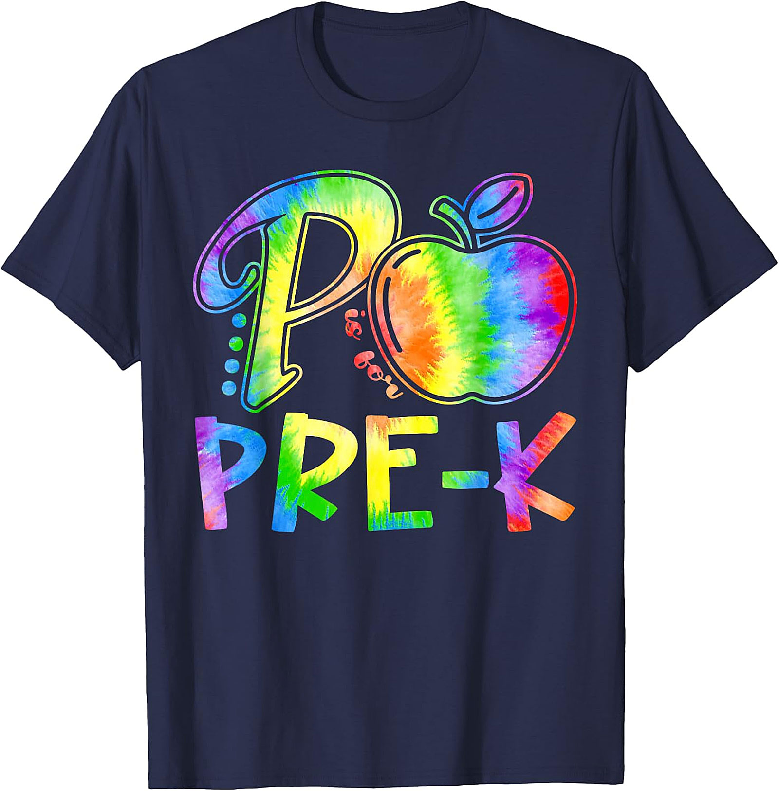 P is for Pre-K T-Shirt | Tie Dye Teacher Student Tee