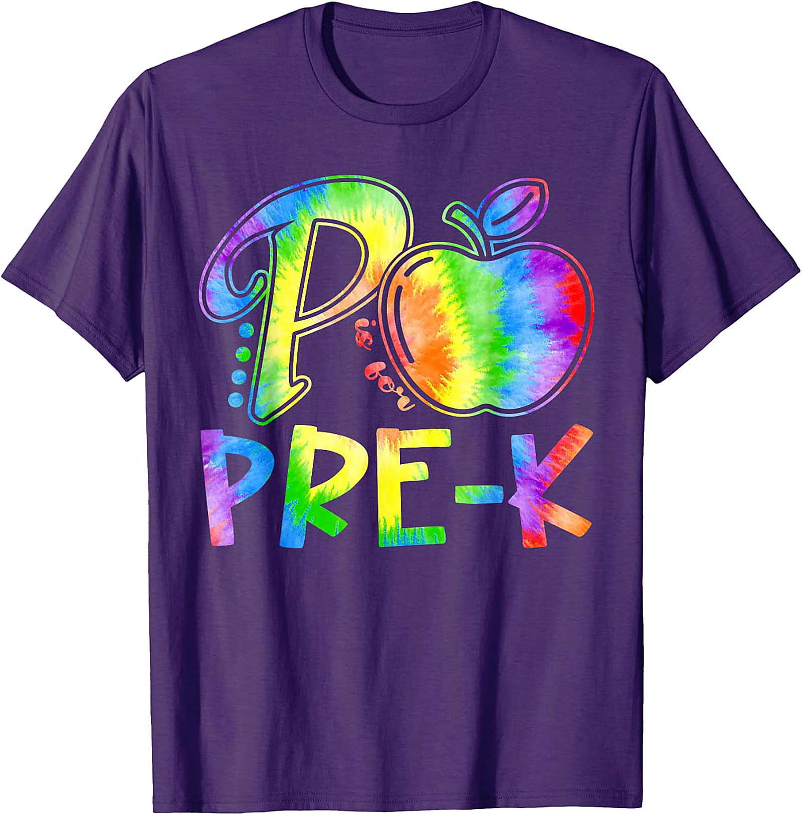 P is for Pre-K T-Shirt | Tie Dye Teacher Student Tee