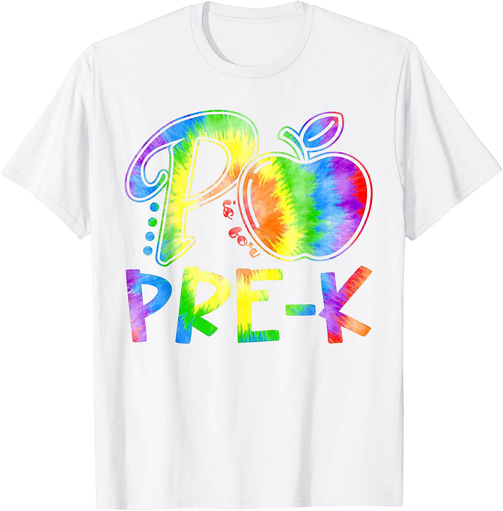 P is for Pre-K T-Shirt | Tie Dye Teacher Student Tee