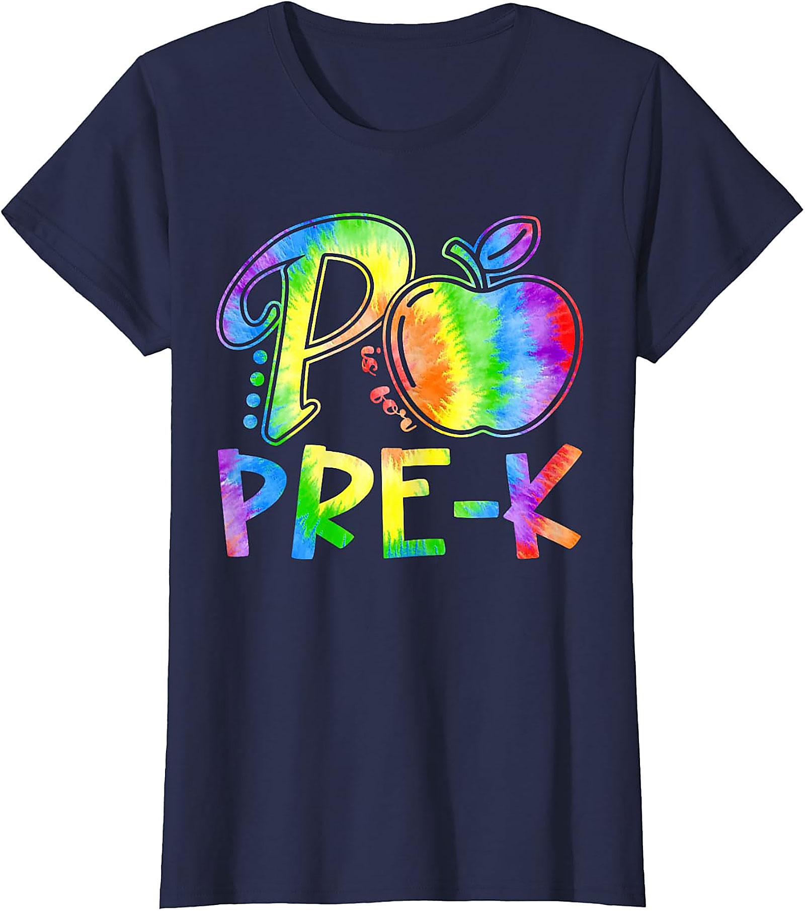 P is for Pre-K T-Shirt | Tie Dye Teacher Student Tee