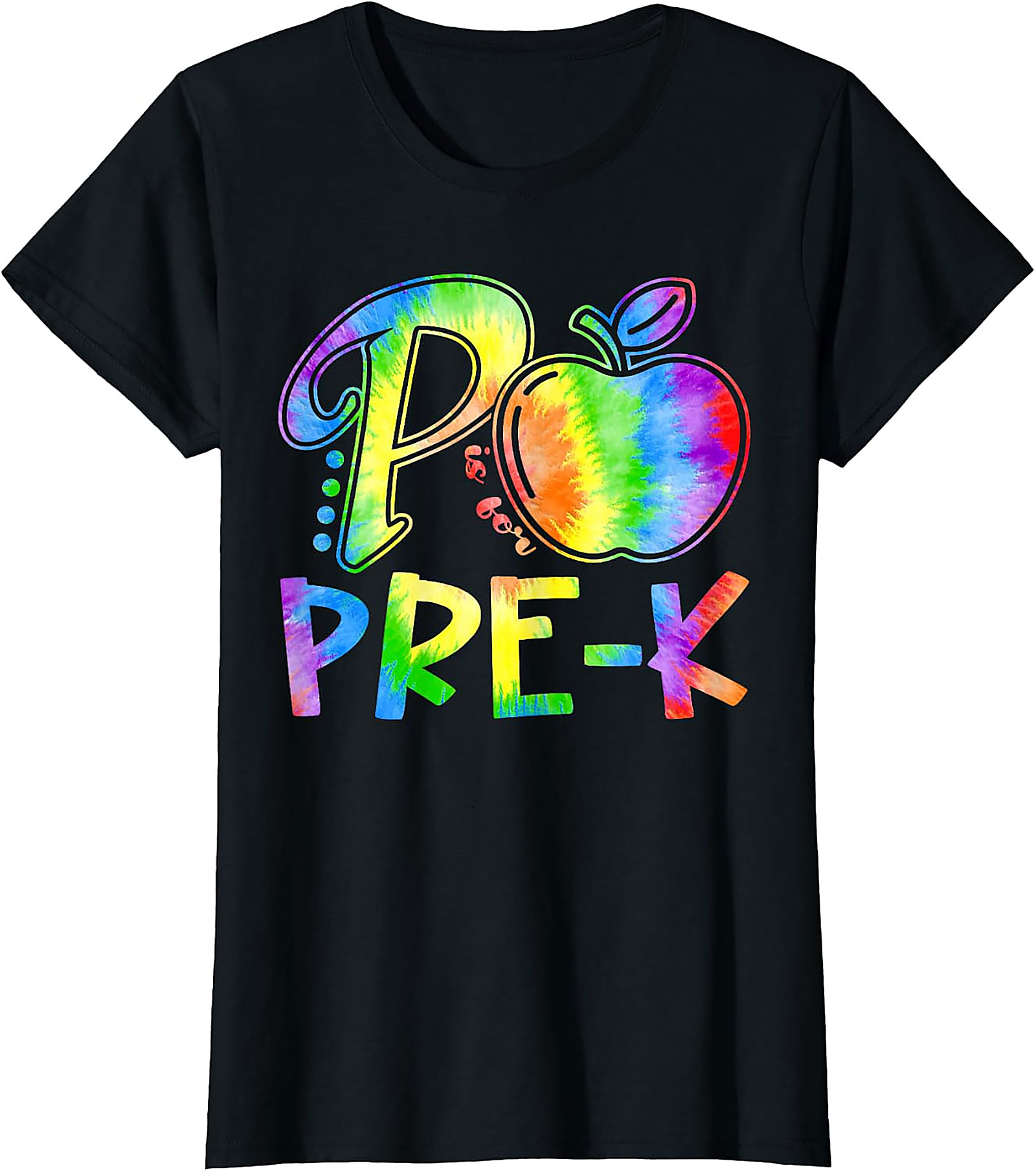 P is for Pre-K T-Shirt | Tie Dye Teacher Student Tee