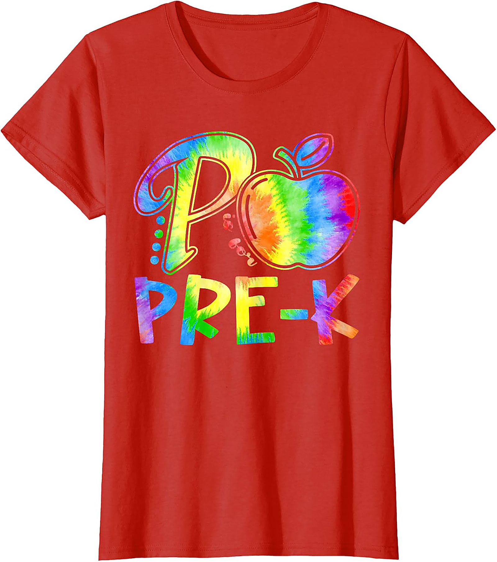 P is for Pre-K T-Shirt | Tie Dye Teacher Student Tee