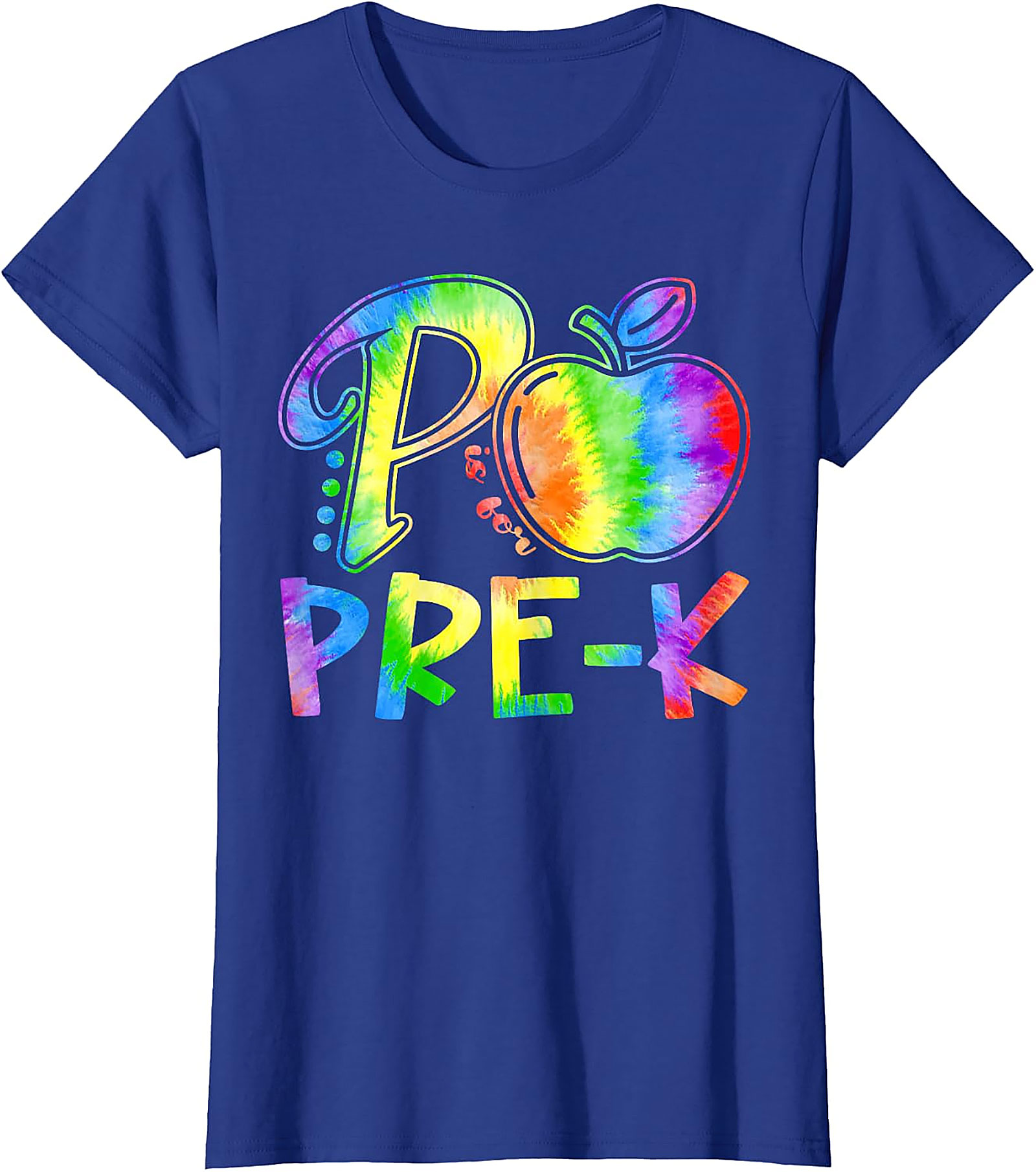 P is for Pre-K T-Shirt | Tie Dye Teacher Student Tee