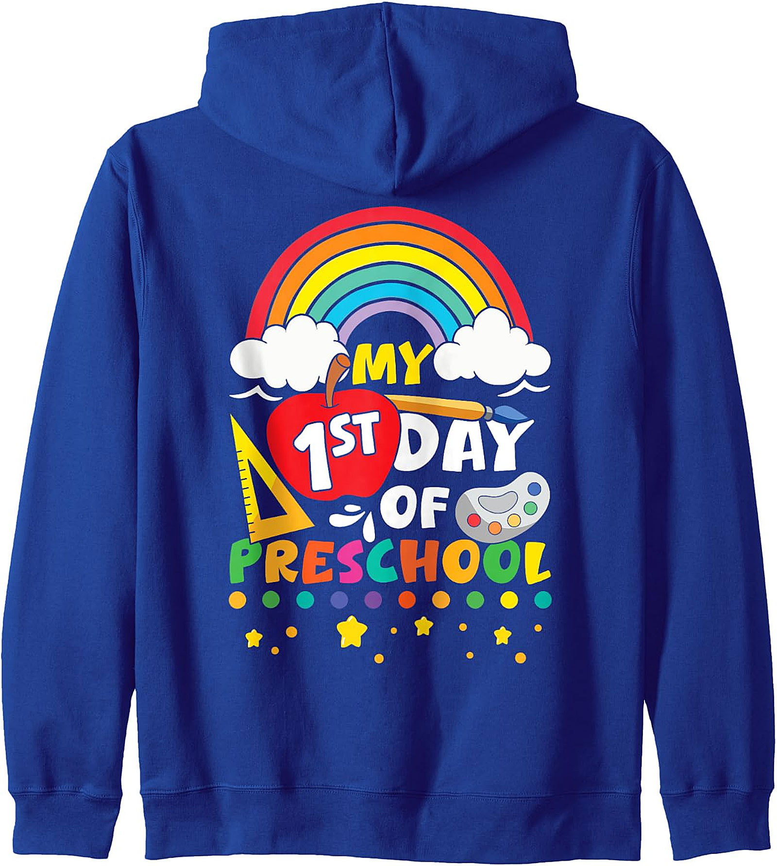 My 1st Day Of Preschool Rainbow Kids Hoodie | Back to School
