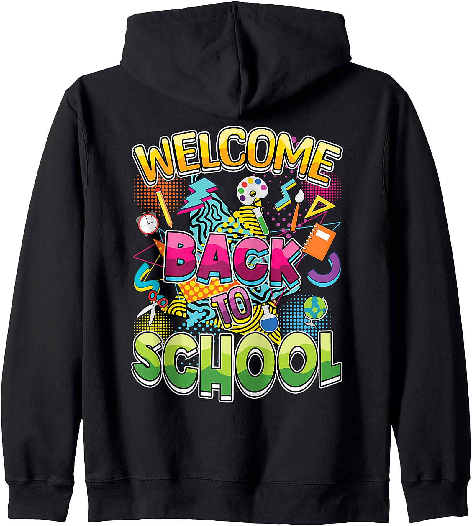 Welcome Back To School Retro Hoodie | Vintage Graphic Pullover