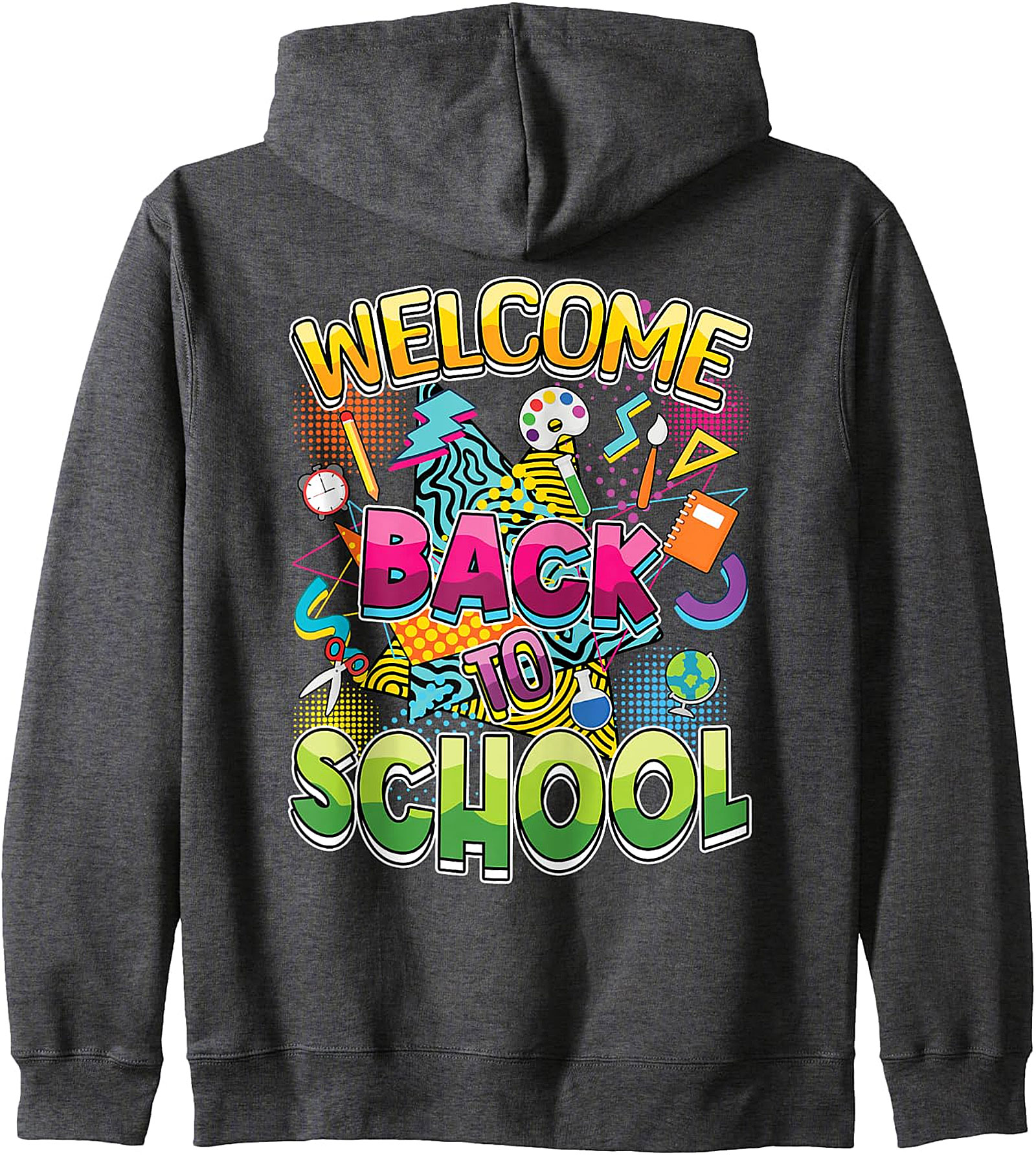 Welcome Back To School Retro Hoodie | Vintage Graphic Pullover