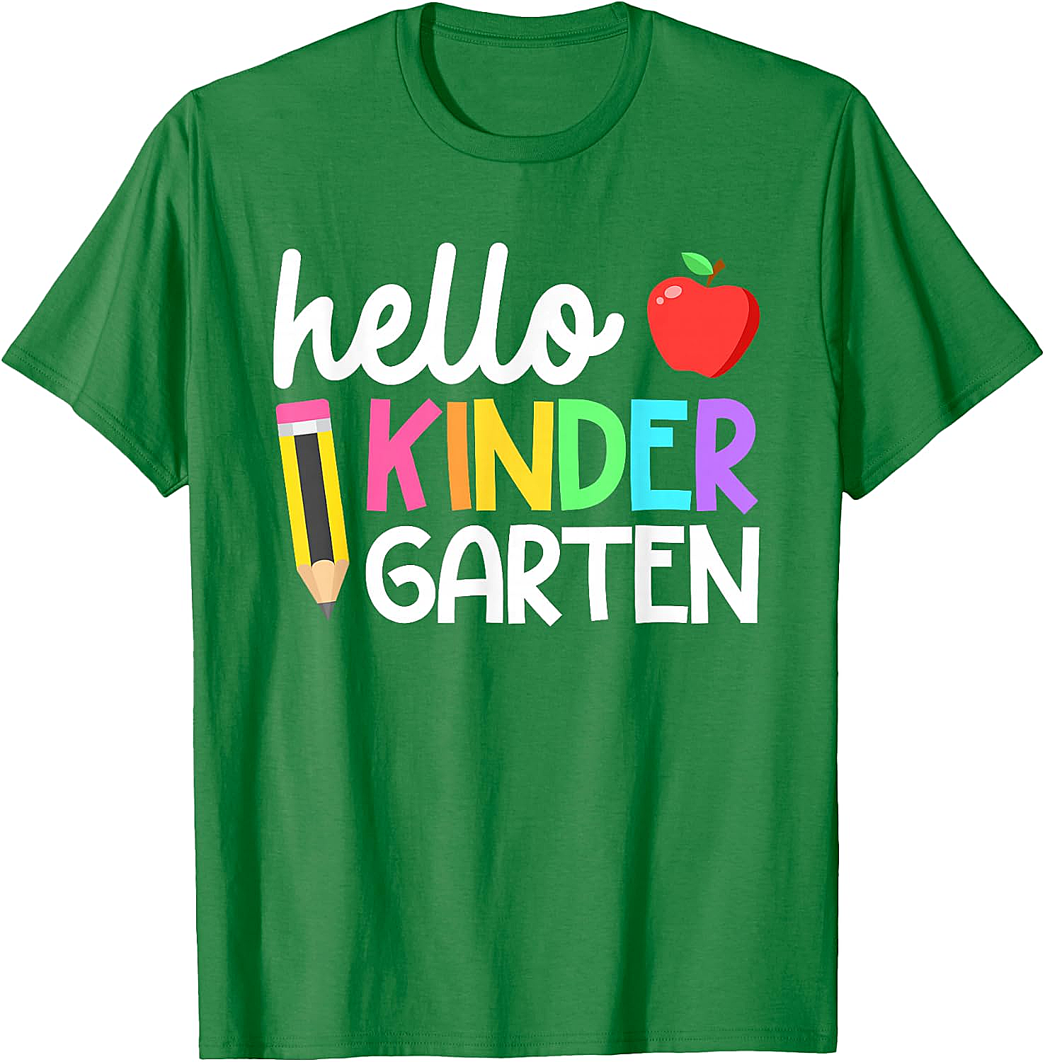 Hello Kindergarten Tee Back to School Teacher Kids Shirt
