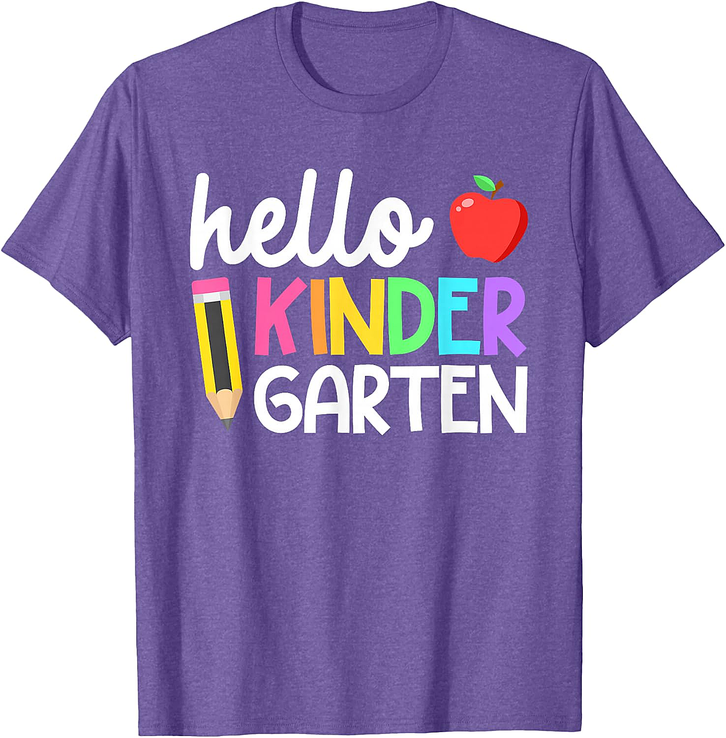 Hello Kindergarten Tee Back to School Teacher Kids Shirt