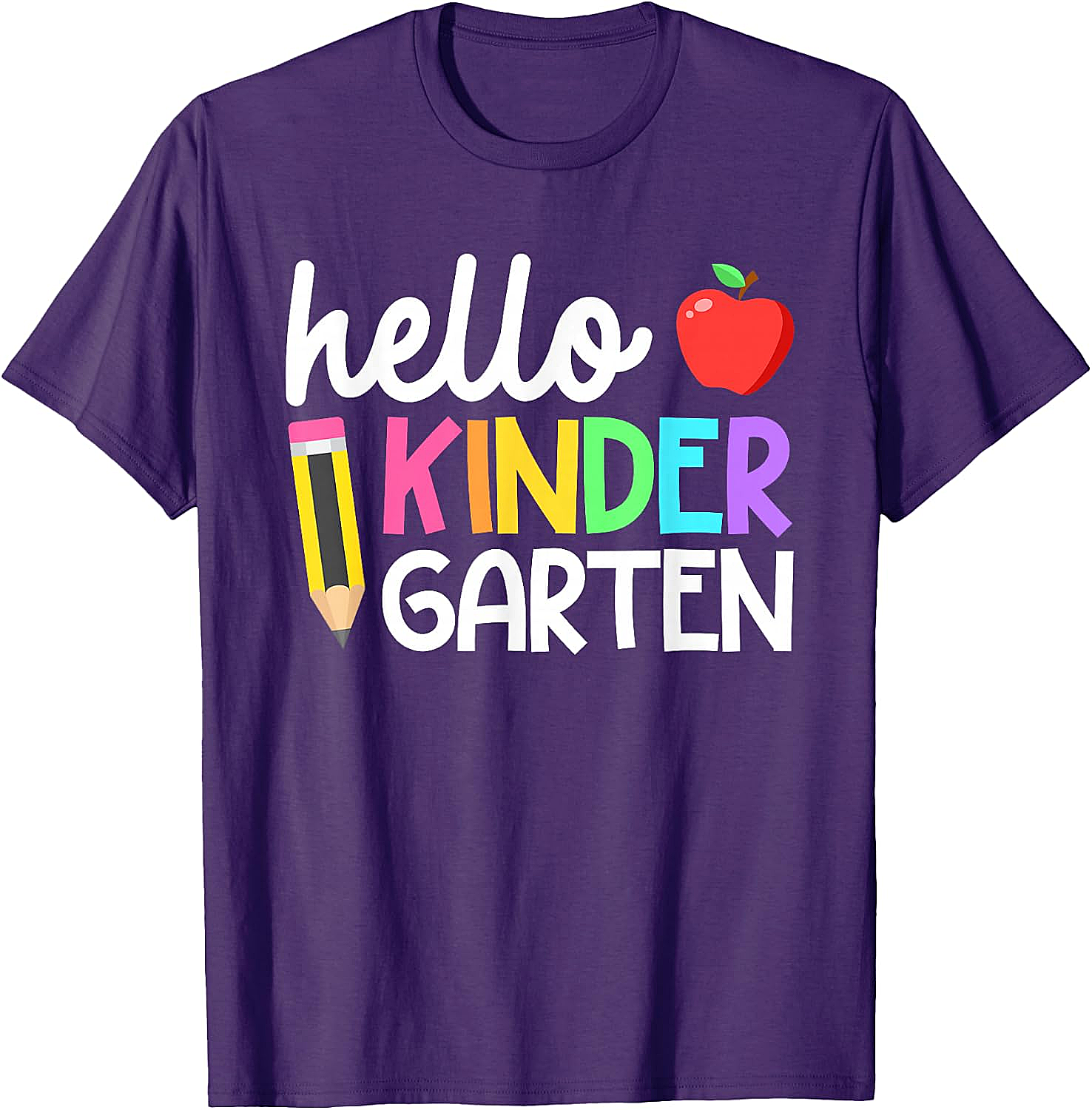 Hello Kindergarten Tee Back to School Teacher Kids Shirt