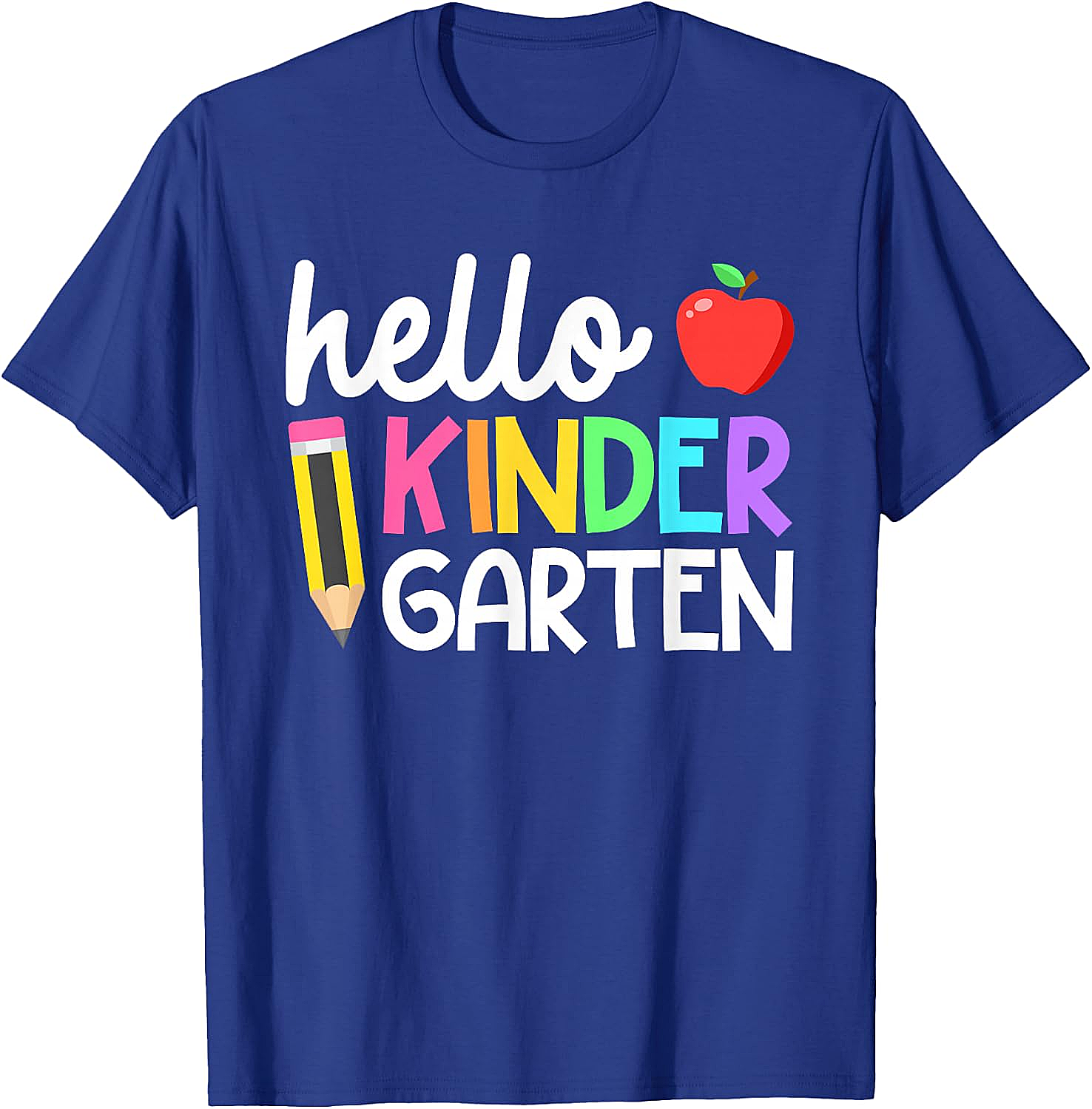Hello Kindergarten Tee Back to School Teacher Kids Shirt