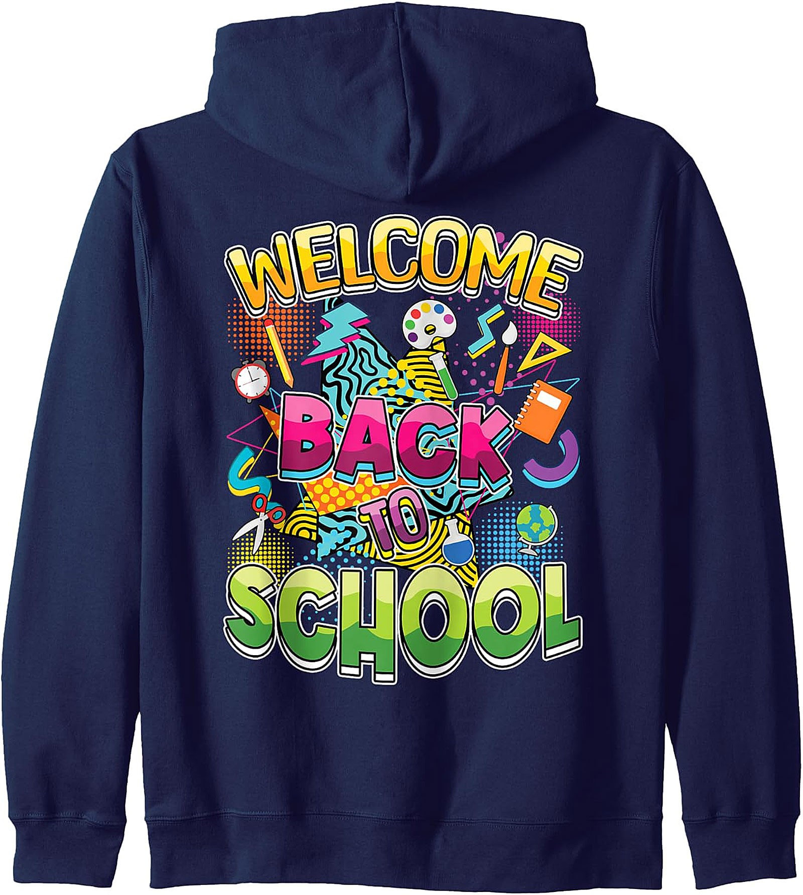 Welcome Back To School Retro Hoodie | Vintage Graphic Pullover