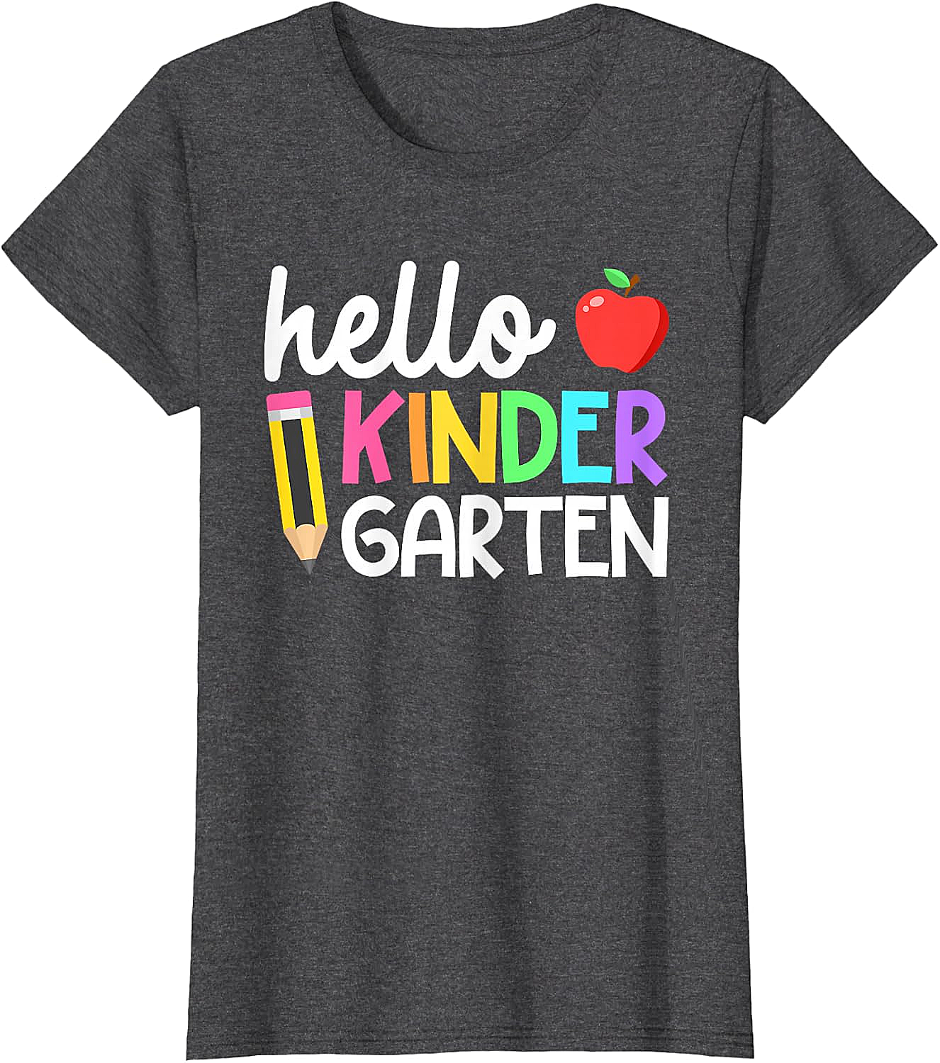 Hello Kindergarten Tee Back to School Teacher Kids Shirt
