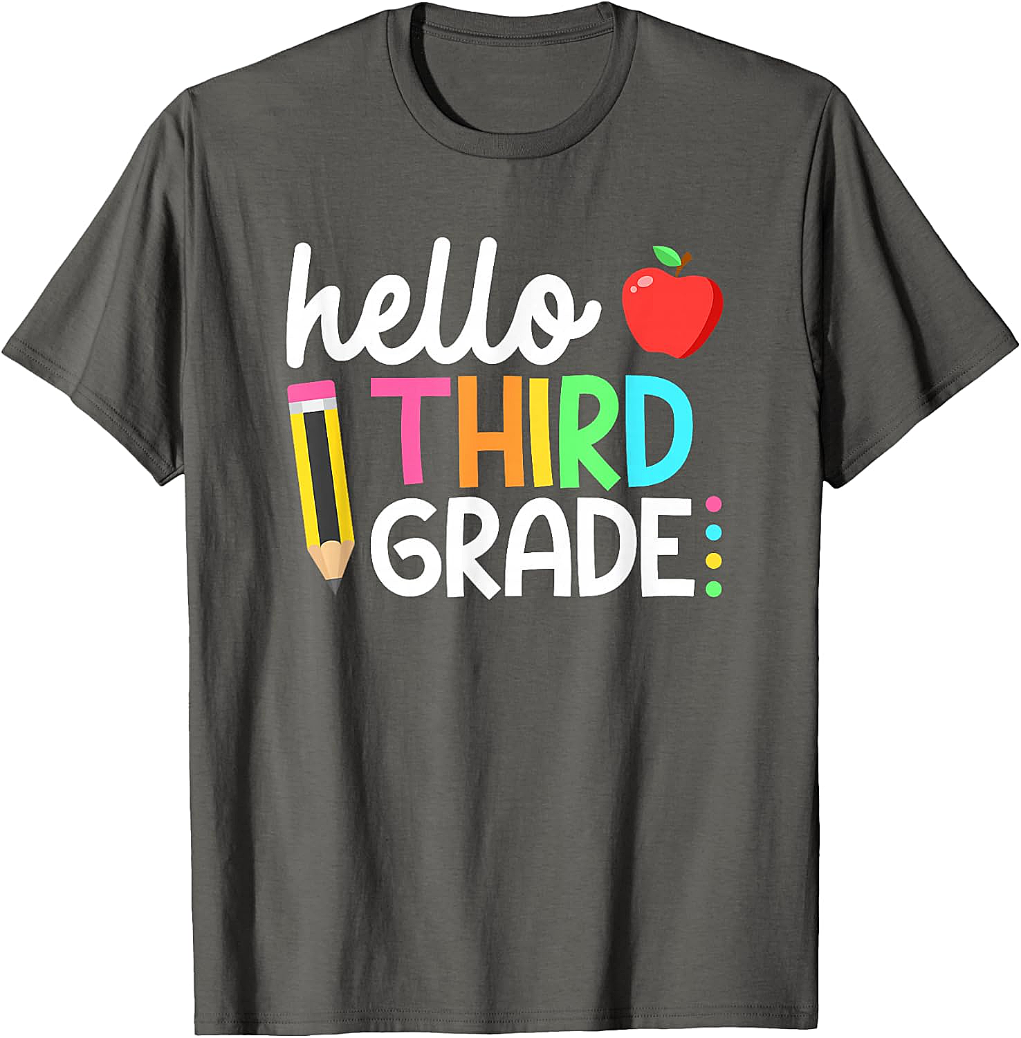  Hello Third Grade T-Shirt Back to School 3rd Grade Tee