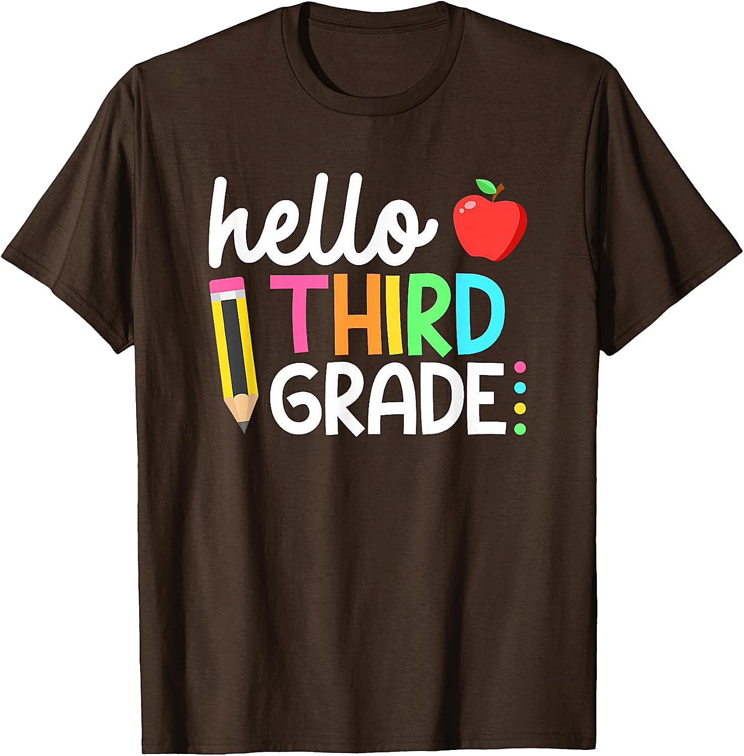  Hello Third Grade T-Shirt Back to School 3rd Grade Tee