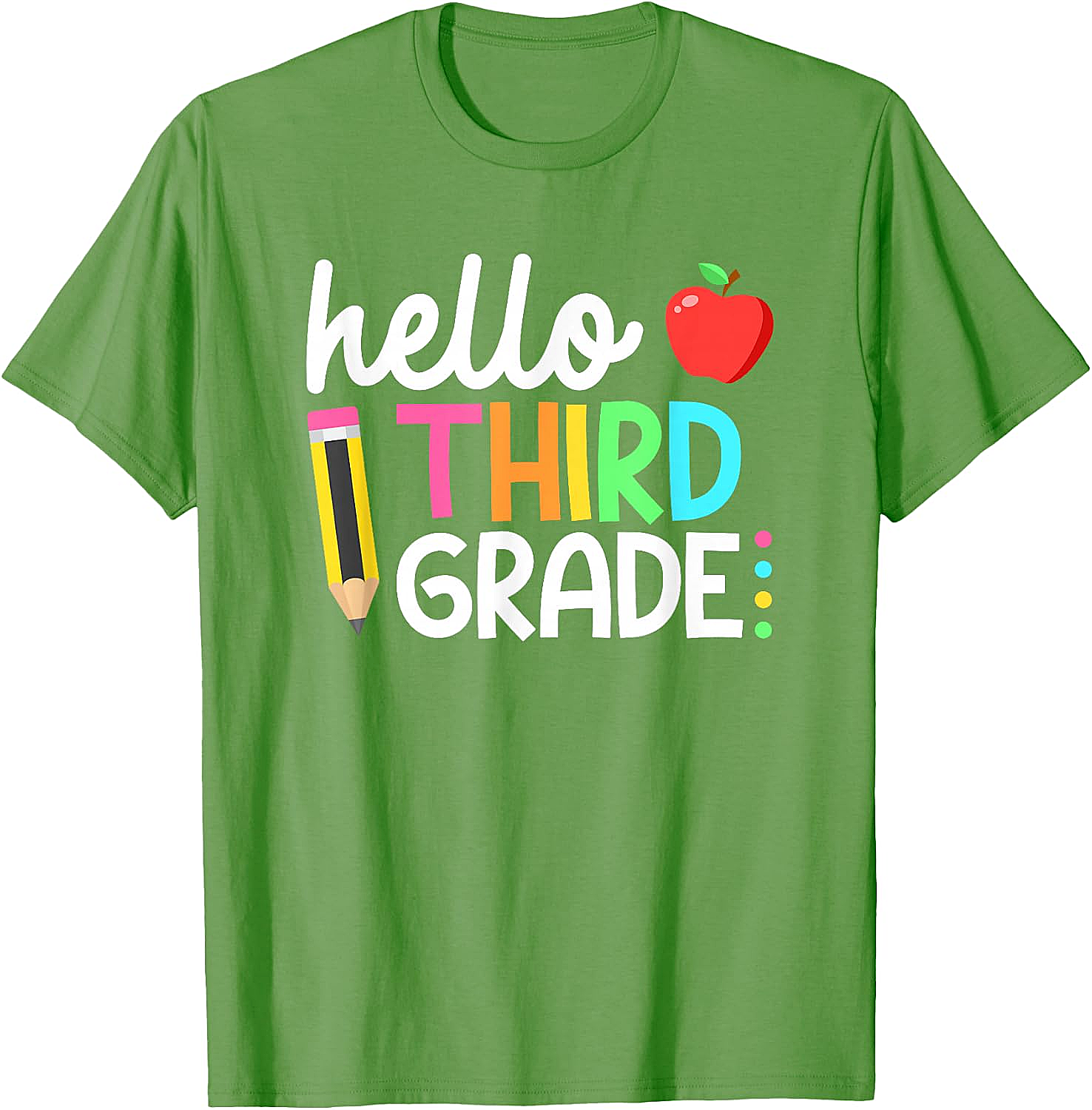  Hello Third Grade T-Shirt Back to School 3rd Grade Tee